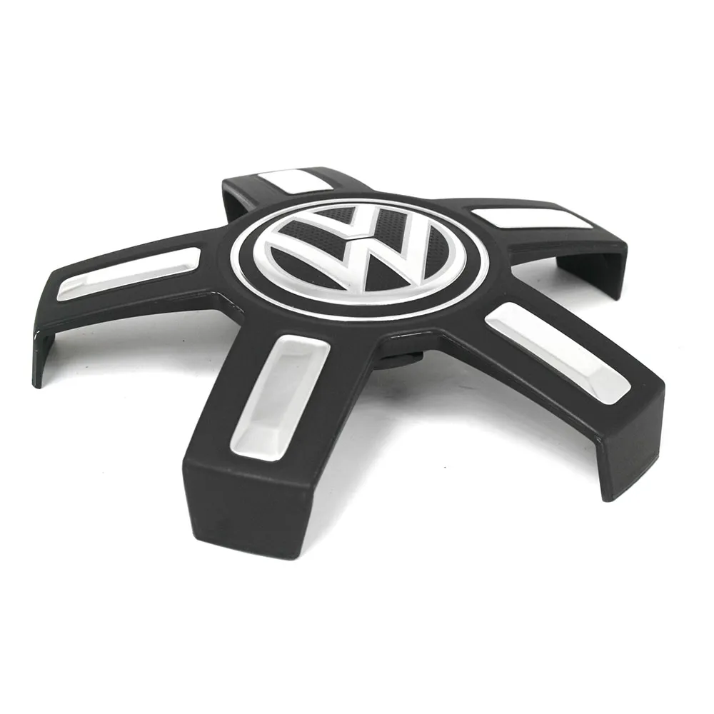 Senterkopp VW │ Genuine® satengsvart / blank krom / reflekssølv - 1 stk. – bilde 2