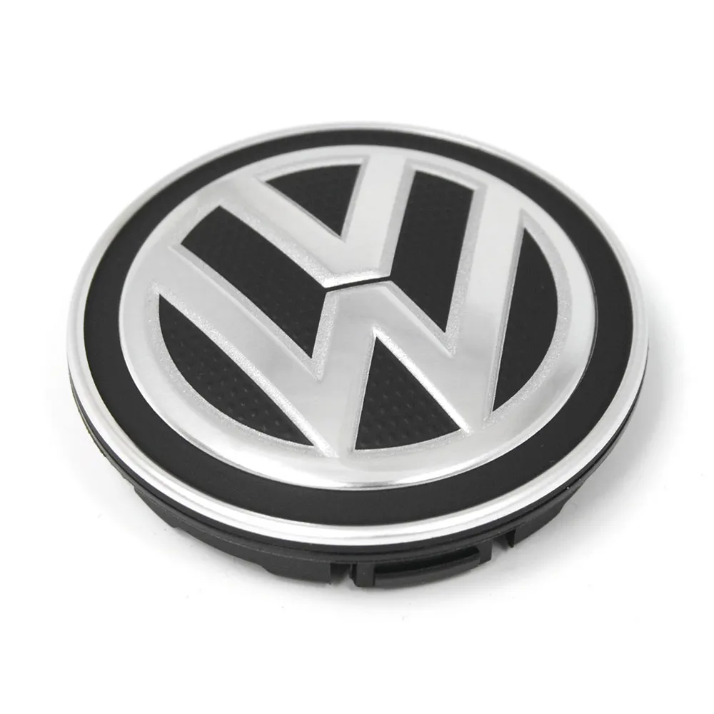 Senterkopp VW │ Genuine® satengsvart / blank krom / reflekssølv - 1 stk. – bilde 2
