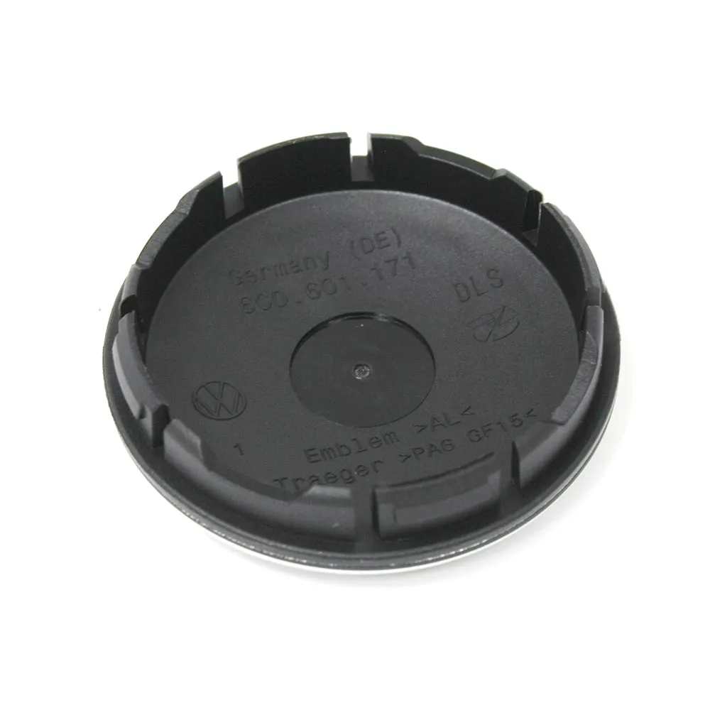 Senterkopp VW │ Genuine® satengsvart / blank krom / reflekssølv - 1 stk. – bilde 3