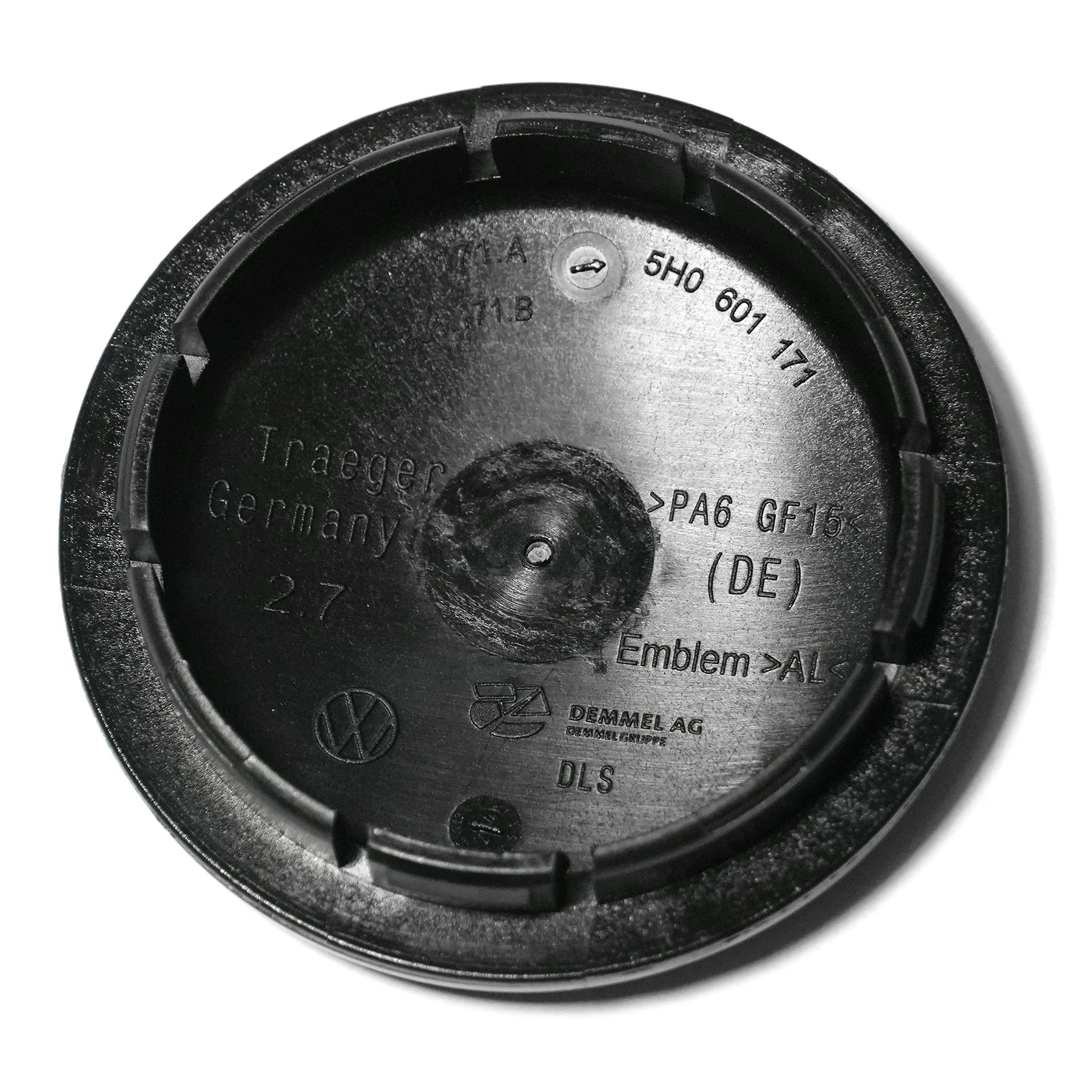 Senterkopp VW Ø 65 mm │ Genuine® svart / krom - 1 stk. – bilde 3