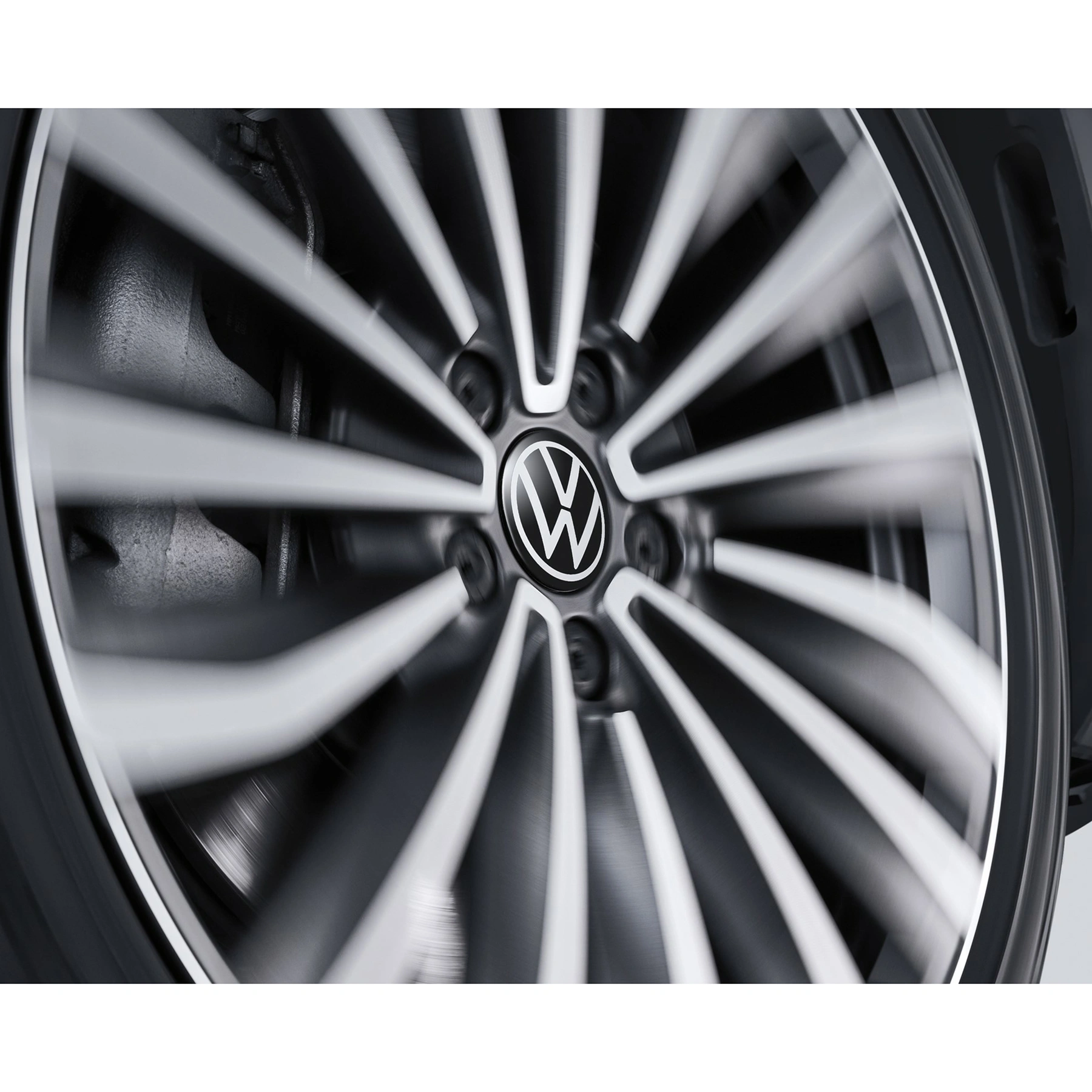 Senterkopper dynamiske VW │ Genuine® Dynamic Wheel Center Caps - sett 4 stk. Image 1
