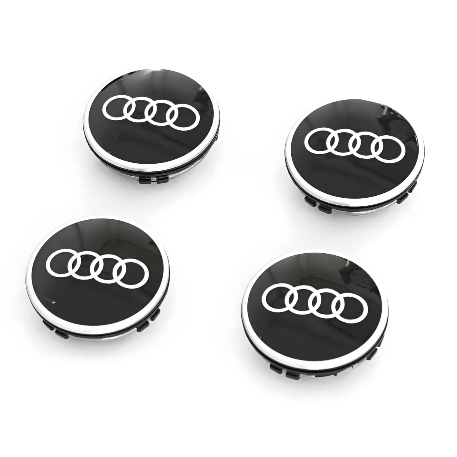 Senterkopper flytende Audi Dynamic Black Edition - sett 4 stk. Image 3