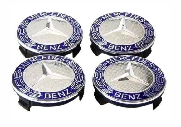 Senterkopper Mercedes-Benz 74-75mm - sett 4 stk. Image 1