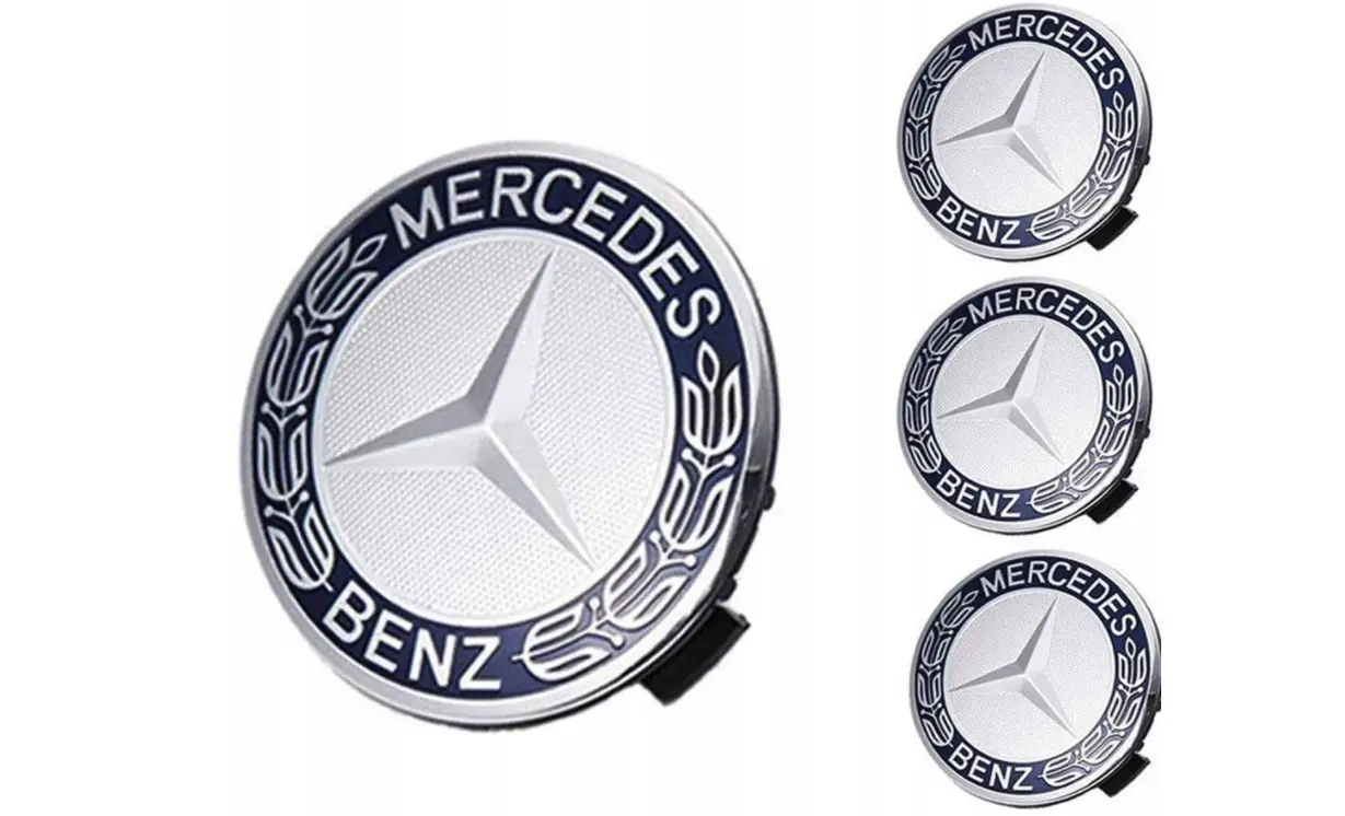 Senterkopper Mercedes-Benz 74-75mm - sett 4 stk. Image 5