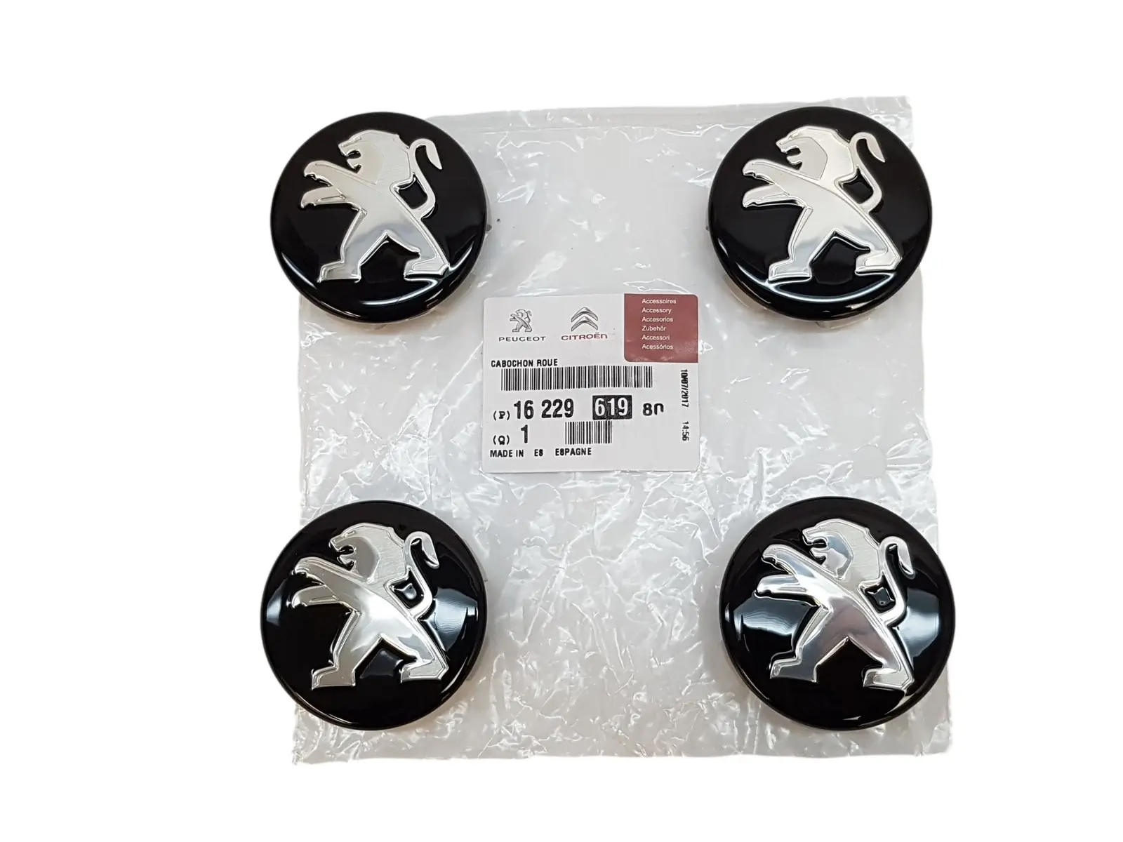 Senterkopper Peugeot Black - 4 stk. – bilde 3
