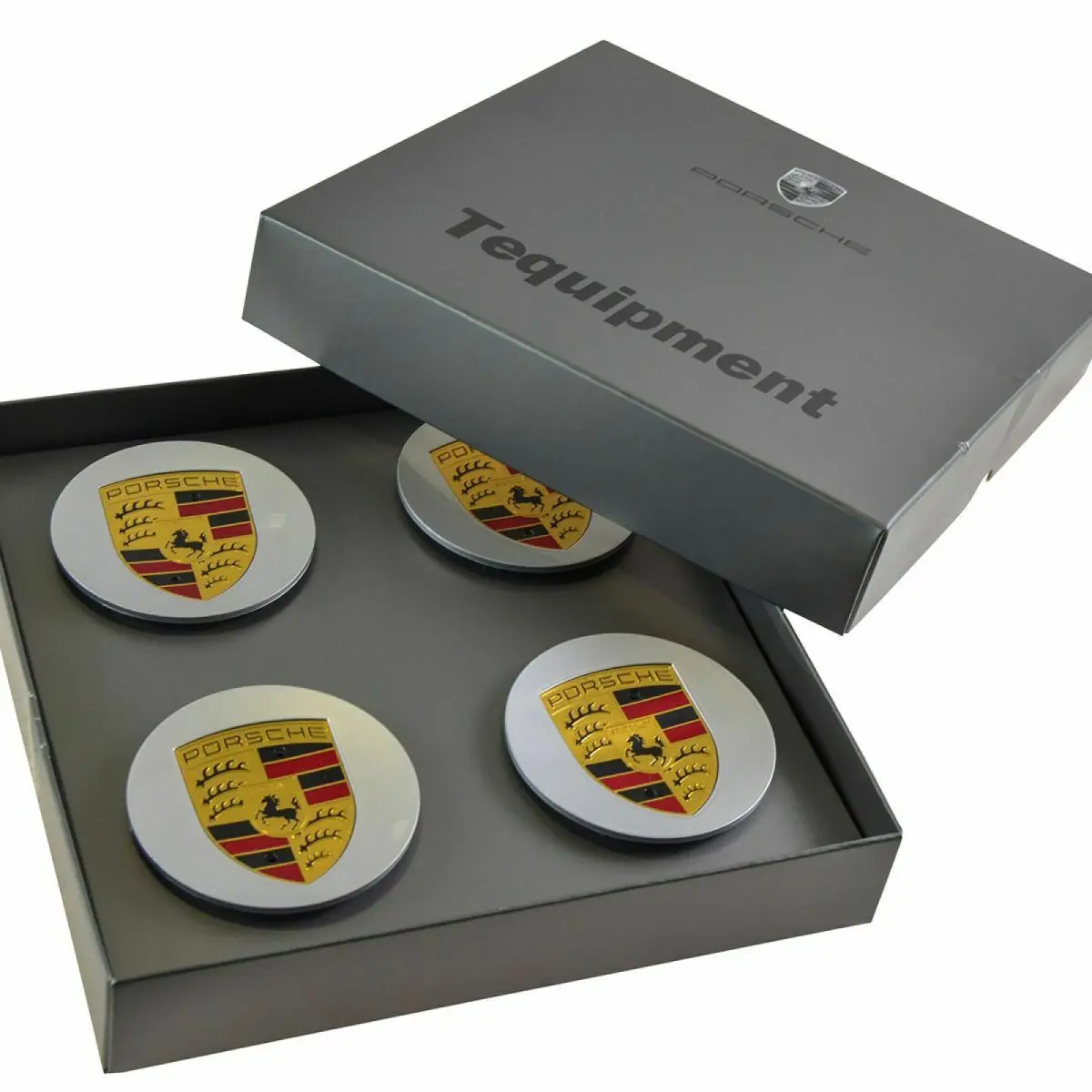 Senterkopper Porsche Silver Edition - sett 4 stk. Image 5