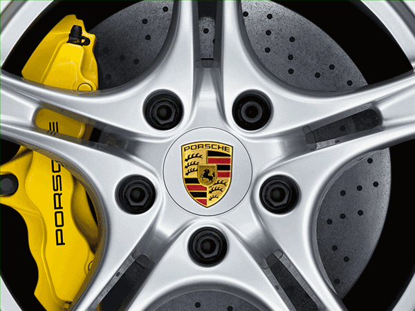 Senterkopper Porsche Silver Edition - sett 4 stk. Image 8