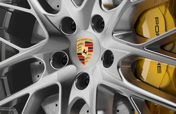 Senterkopper Porsche Silver Edition - sett 4 stk. Image 9