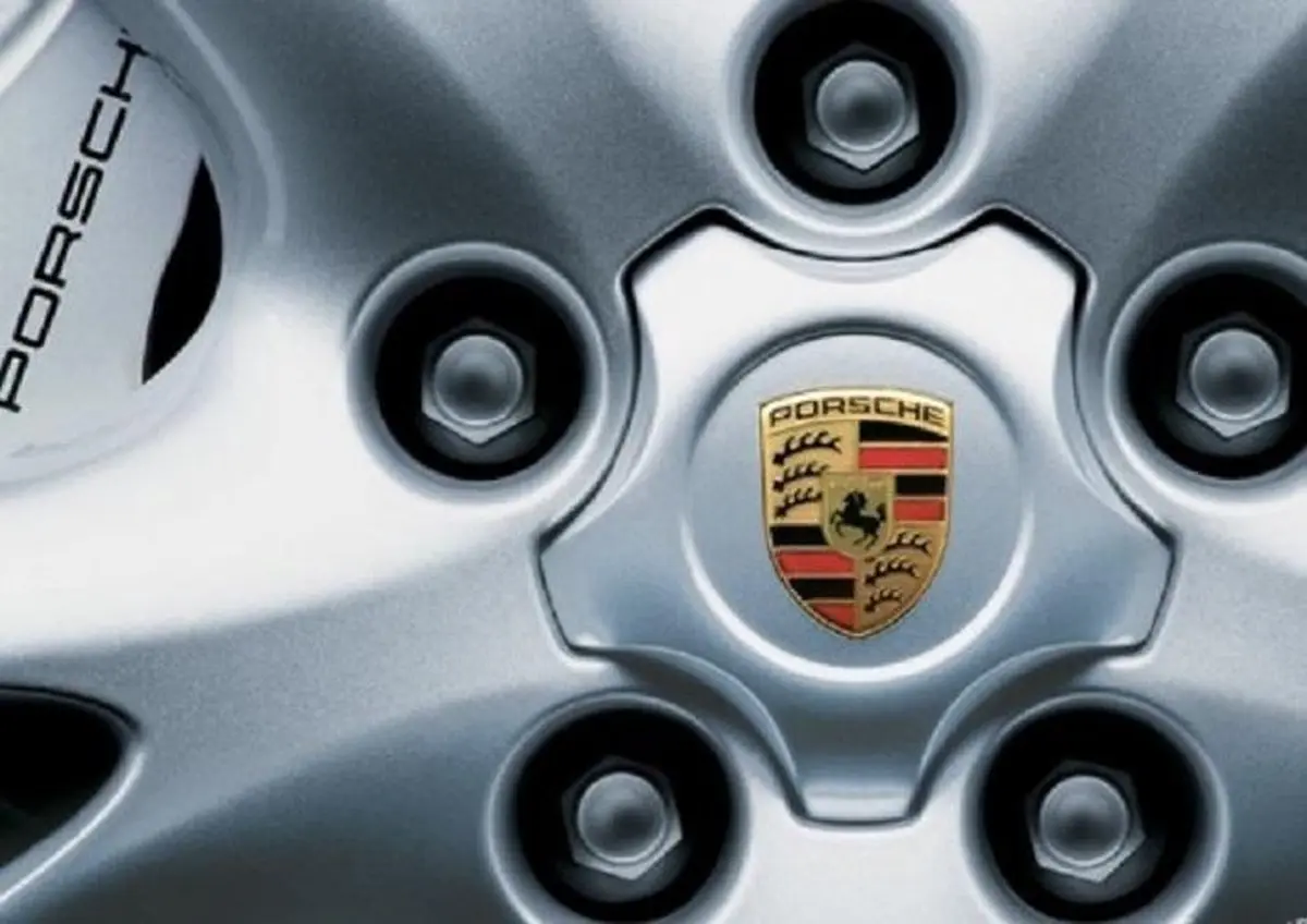 Senterkopper Porsche Stars Grey Titanium Edition │ Genuine Wheel Hub Center Cap Set - 4 stk. – bilde 4