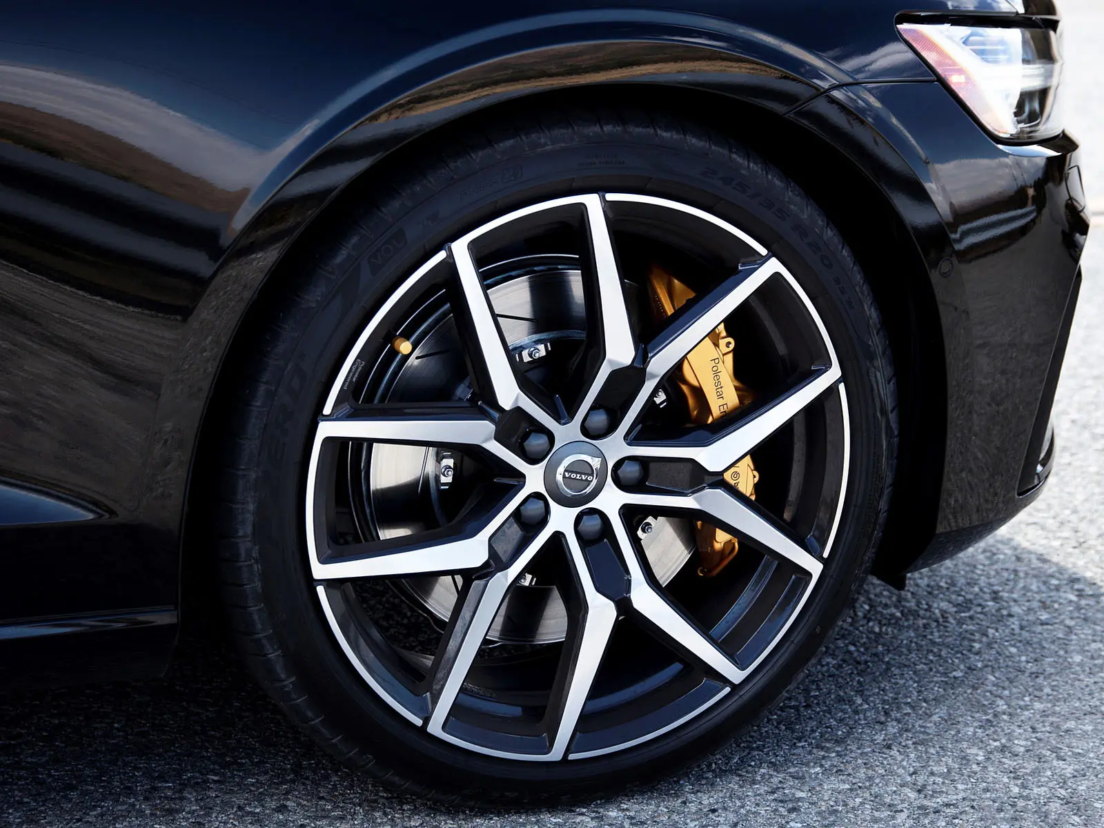Senterkopper Volvo Dark Grey │ Genuine® Centre Cap - sett 4 stk. Image 10