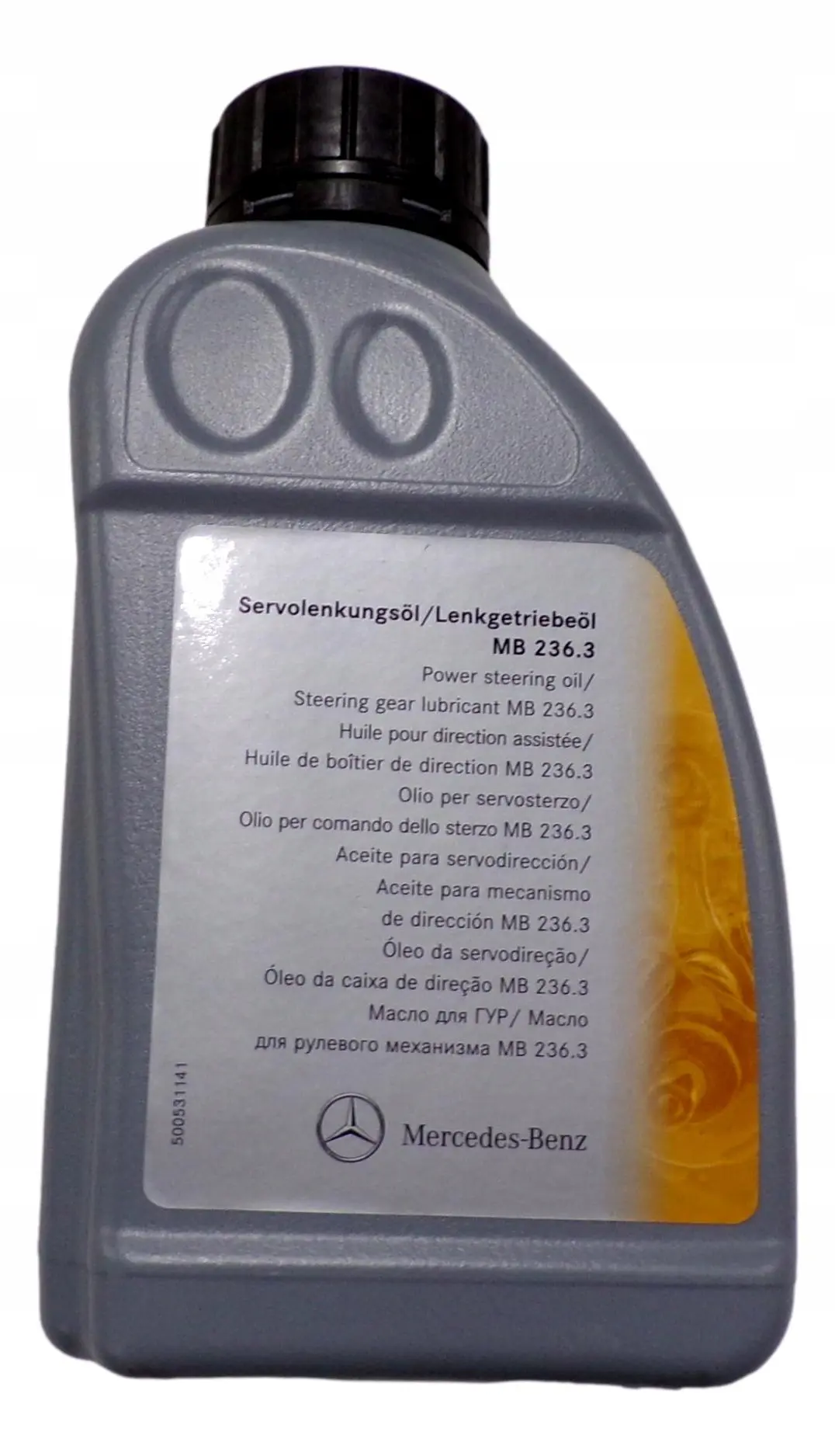 Servoolje Mercedes-Benz MB 236.3 │ Genuine® Hydraulikkolje - Hydraulic Power Steering Fluid - 500ml Image 2