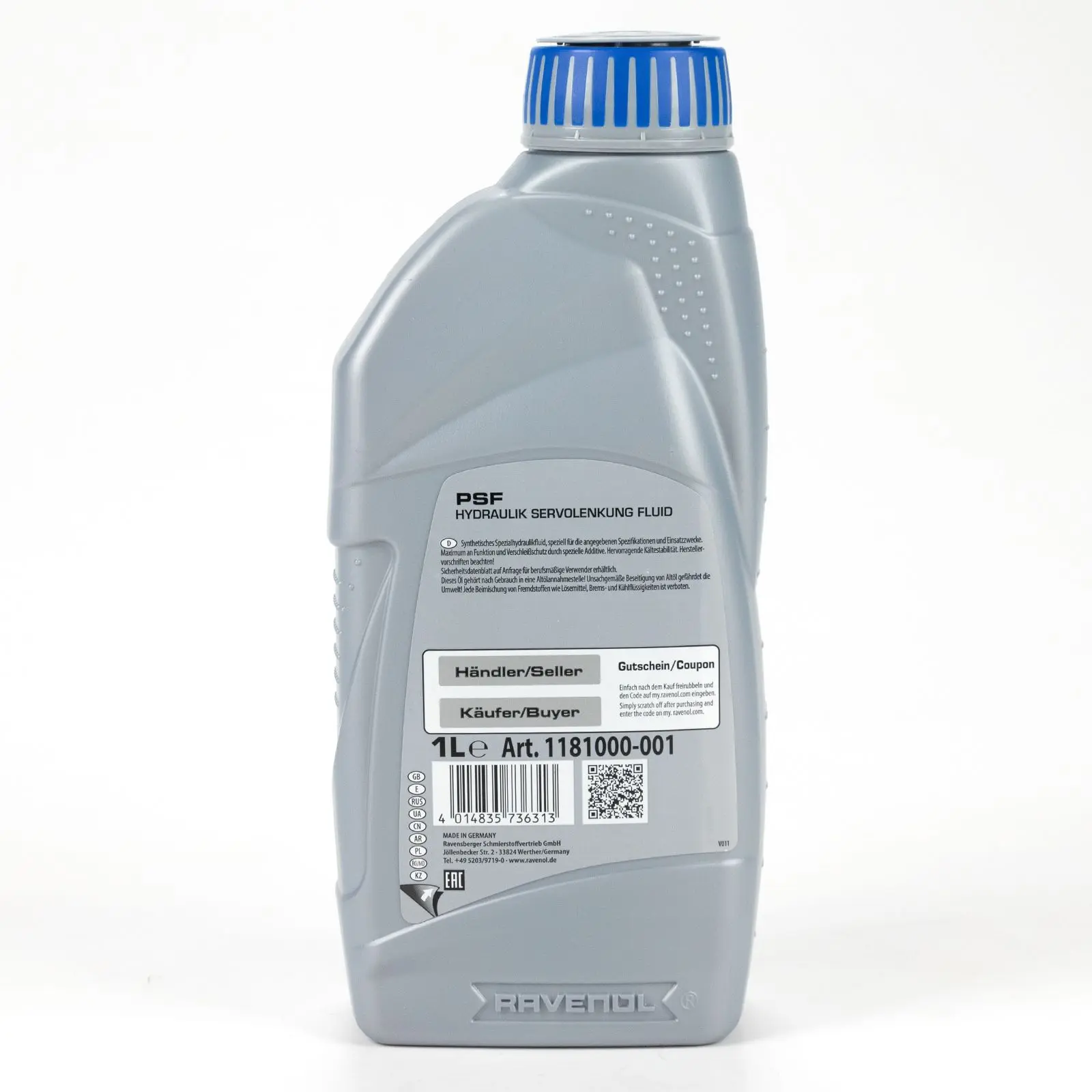 Servoolje Ravenol PSF Hydraulik Fluid - 1L – bilde 3