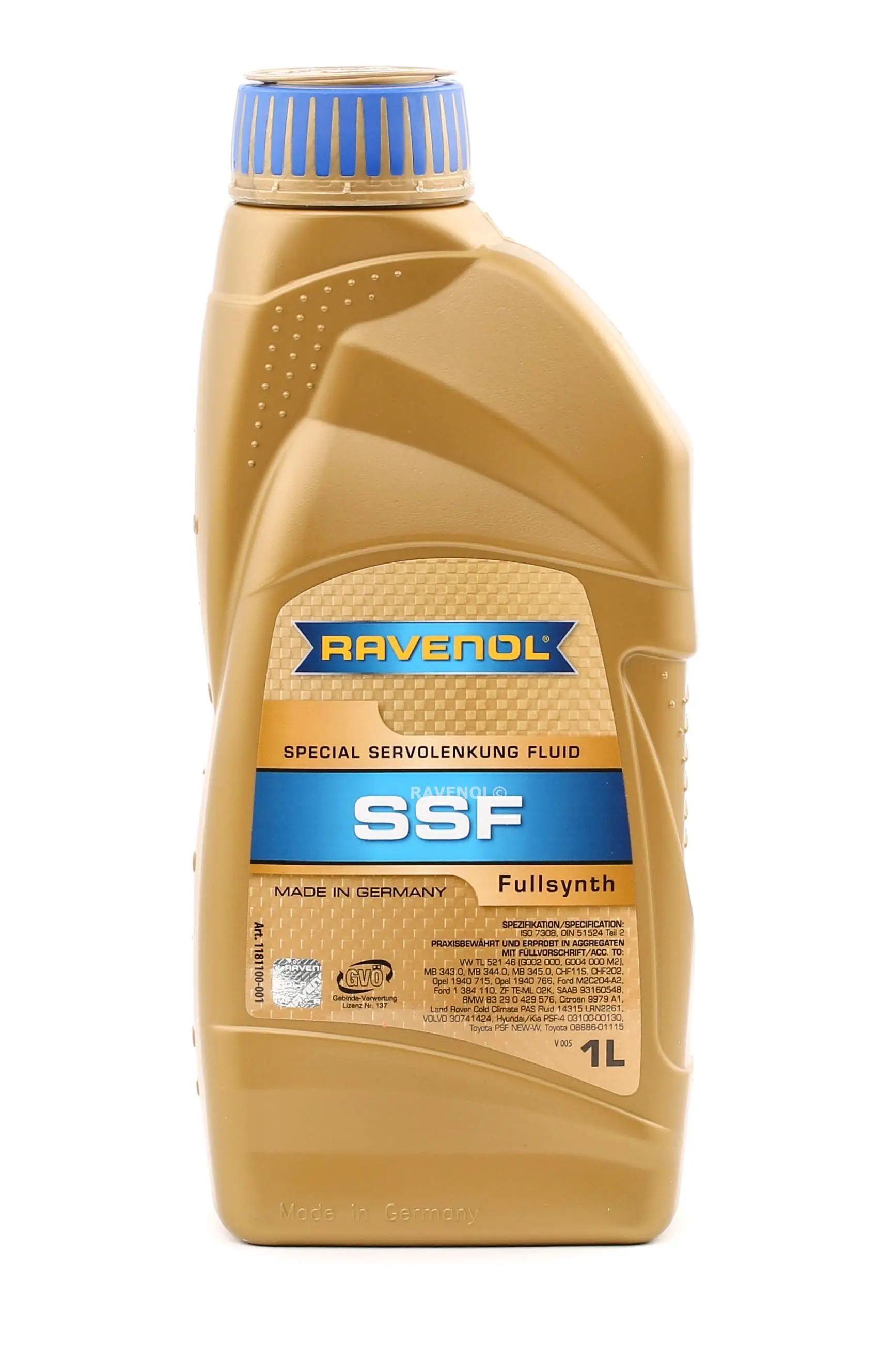 Servoolje Ravenol SSF │ Hydraulikkolje - Hydraulic Oil - 1L