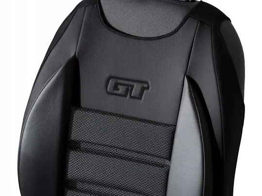 Setetrekk VW | Kunstskinn GT Black 1+1 – bilde 2