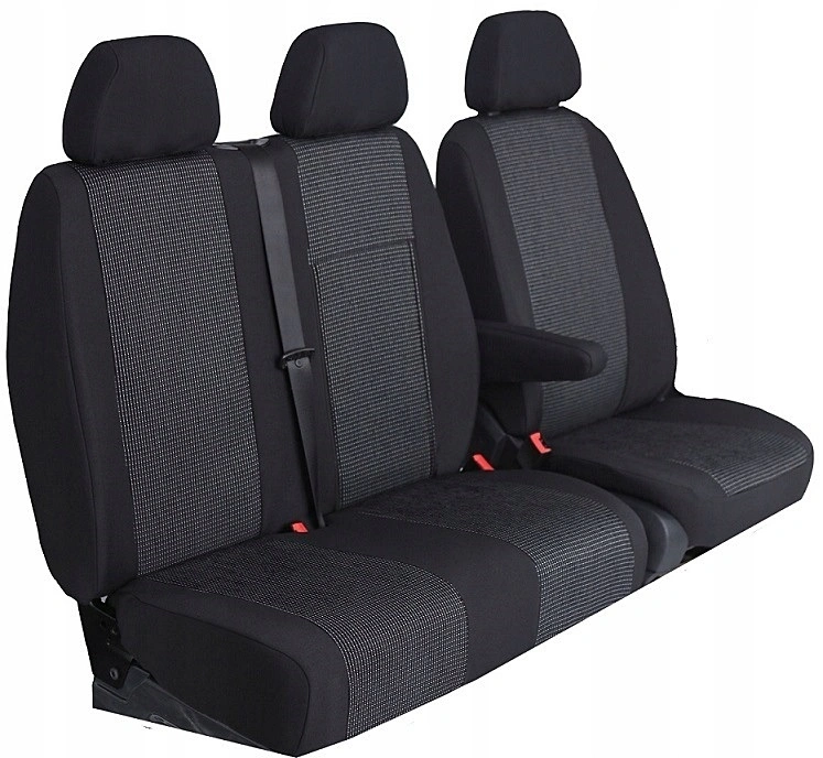 Setetrekk VW T5 / T6 2003 - 2024 │ Transporter - Caravelle - 9 seter - CubE Graphite Edition Image 3