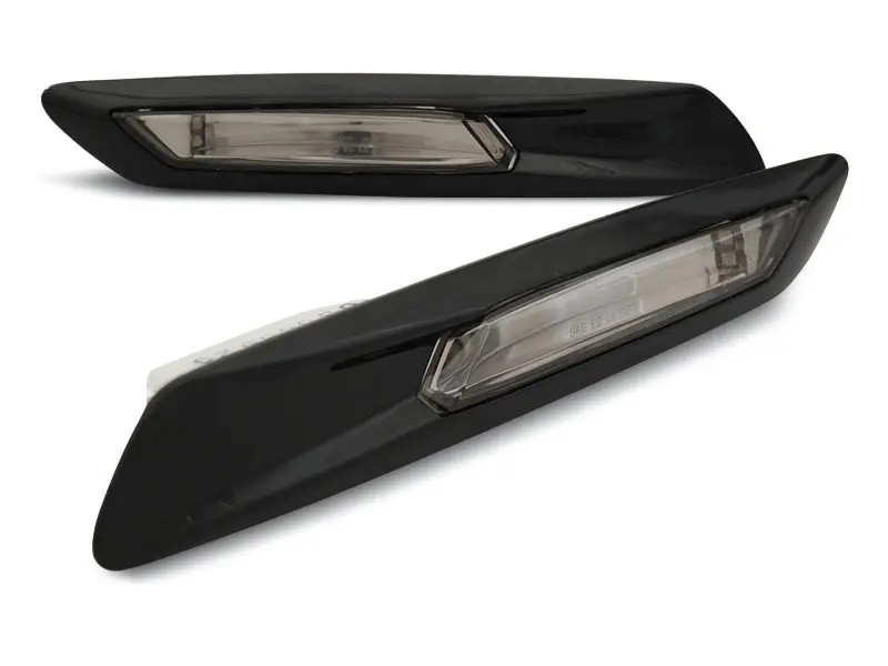 Sideblinklys BMW 5 (F10/F11) 2010 - 2013 | Glossy Black - sett 2 stk. – bilde 3
