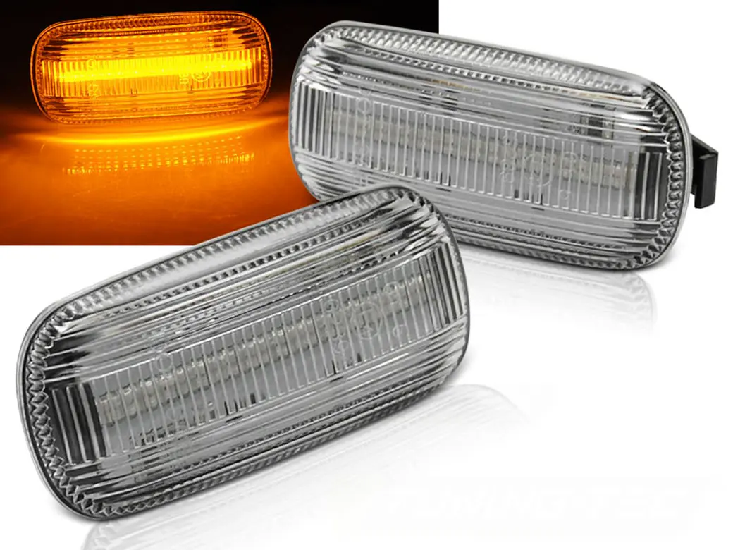 Sideblinklys skjerm LED Dynamisk AUDI A4 / A3/ A6 WHITE LED SEQ