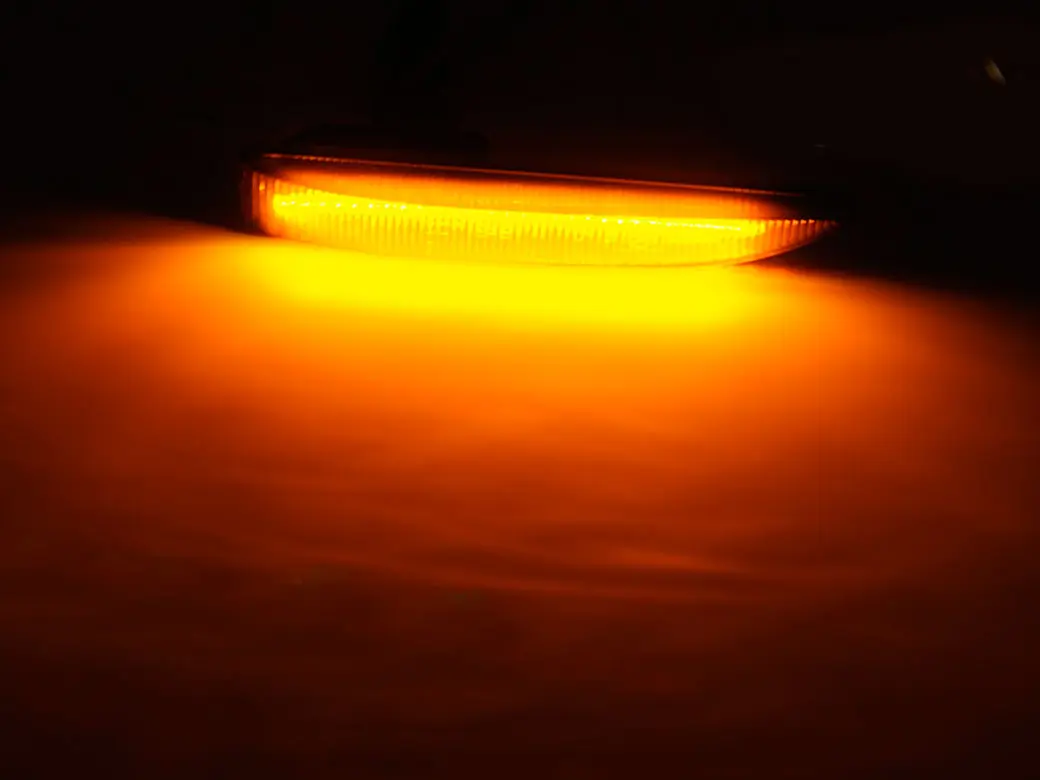 Sideblinklys skjerm LED Dynamisk BMW 7 (E65 / E66) 2001 - 2008 WHITE LED SEQ – bilde 2