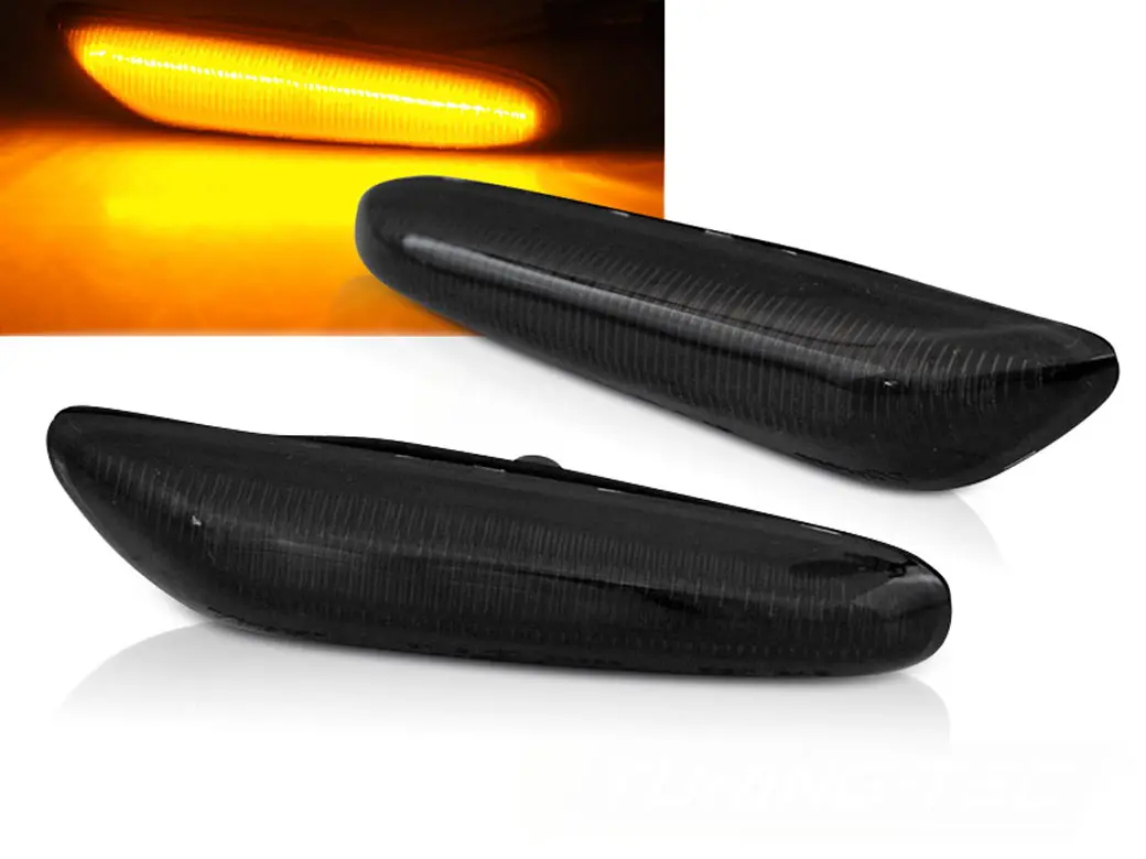 Sideblinklys skjerm LED Dynamisk BMW E46 / E60 / E87 / E90 SMOKE LED SEQ