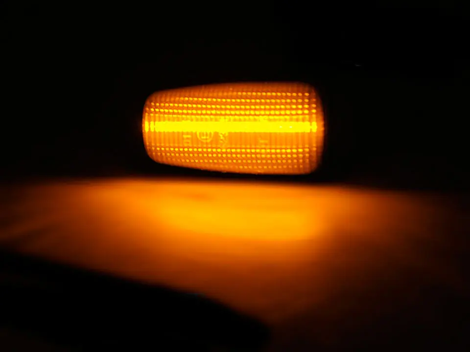Sideblinklys skjerm LED Dynamisk CITROEN SAXO / BERLINGO / XSARA / PEUGEOT 406 WHITE LED SEQ – bilde 2