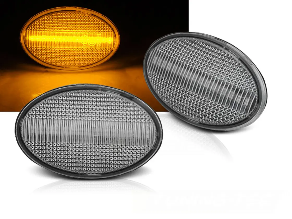 Sideblinklys skjerm LED Dynamisk OPEL ASTRA F / CORSA / TIGRA WHITE LED SEQ 