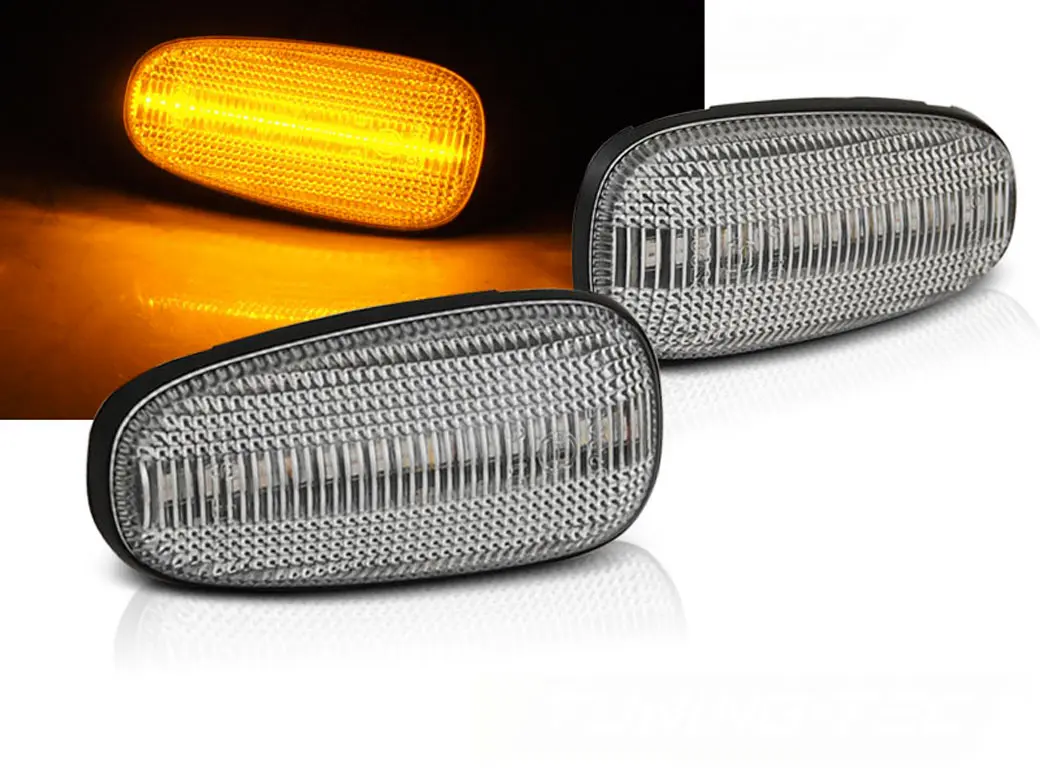 Sideblinklys skjerm LED Dynamisk OPEL ASTRA G/ ZAFIRA A/ FRONTERA B WHITE LED SEQ