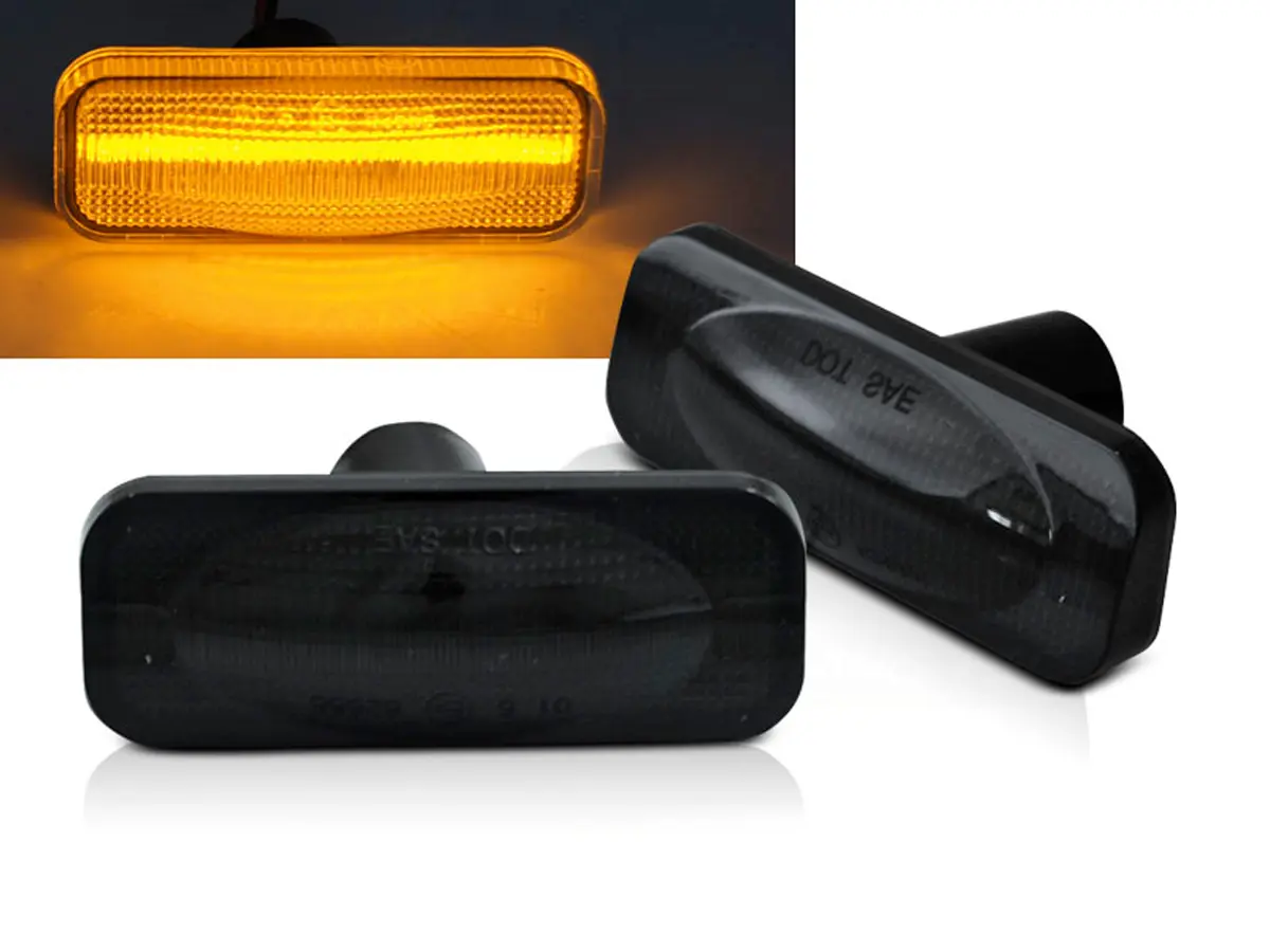 Sideblinklys skjerm LED Dynamisk OPEL OMEGA B 1994-2003 SMOKE LED SEQ