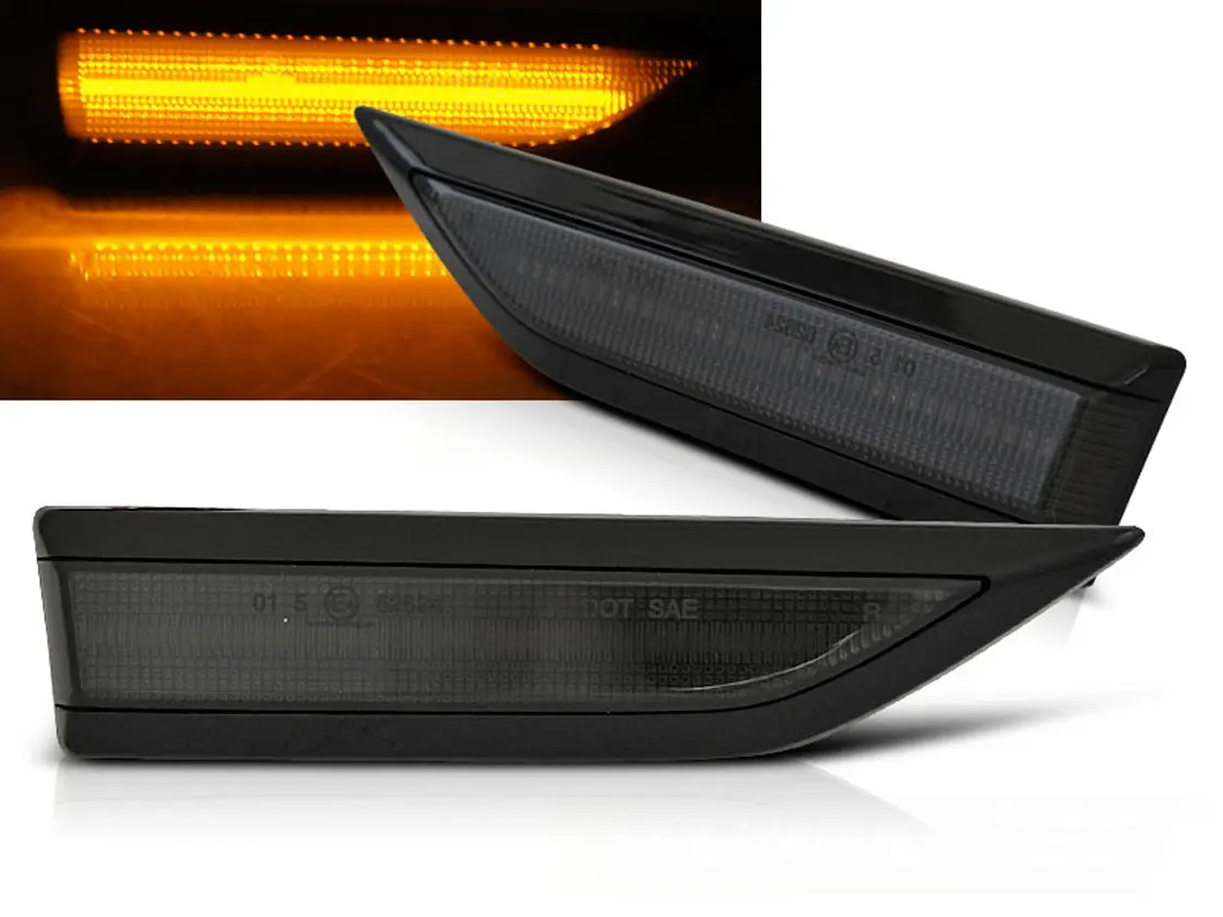 Sideblinklys skjerm LED Dynamisk VW Caddy IV 2015 - 2020 │ SMOKE LED SEQ