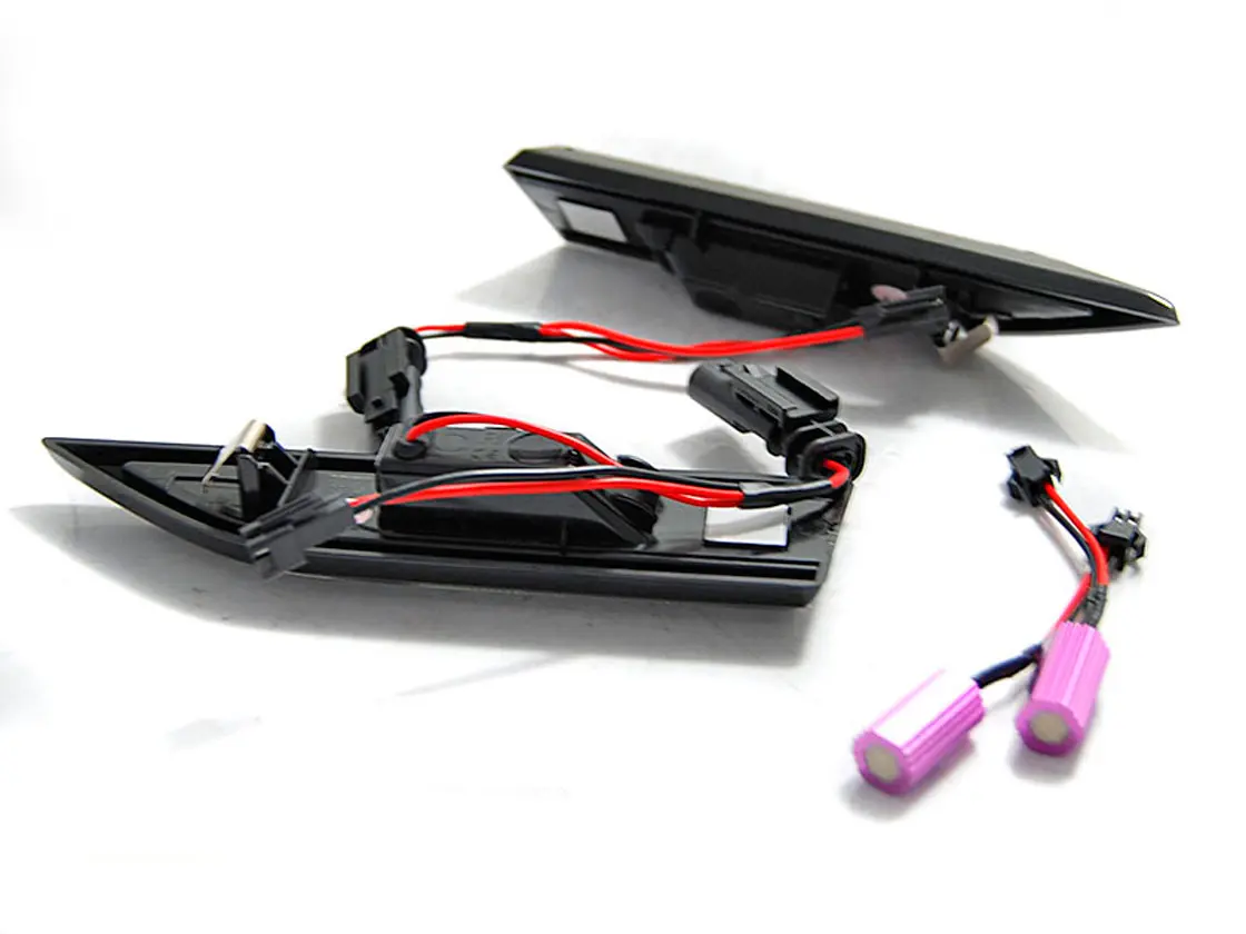Sideblinklys skjerm LED Dynamisk VW Caddy IV 2015 - 2020 │ SMOKE LED SEQ – bilde 3