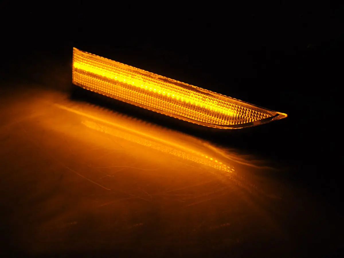 Sideblinklys skjerm LED Dynamisk VW T6 2015 - 2019 │ LED BLACK WHITE SEQ – bilde 2
