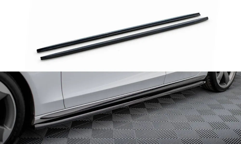 Sideskjørt Audi A4 B8 Competition facelift 2011 - 2015 | Glossy Black Edition – bilde 2