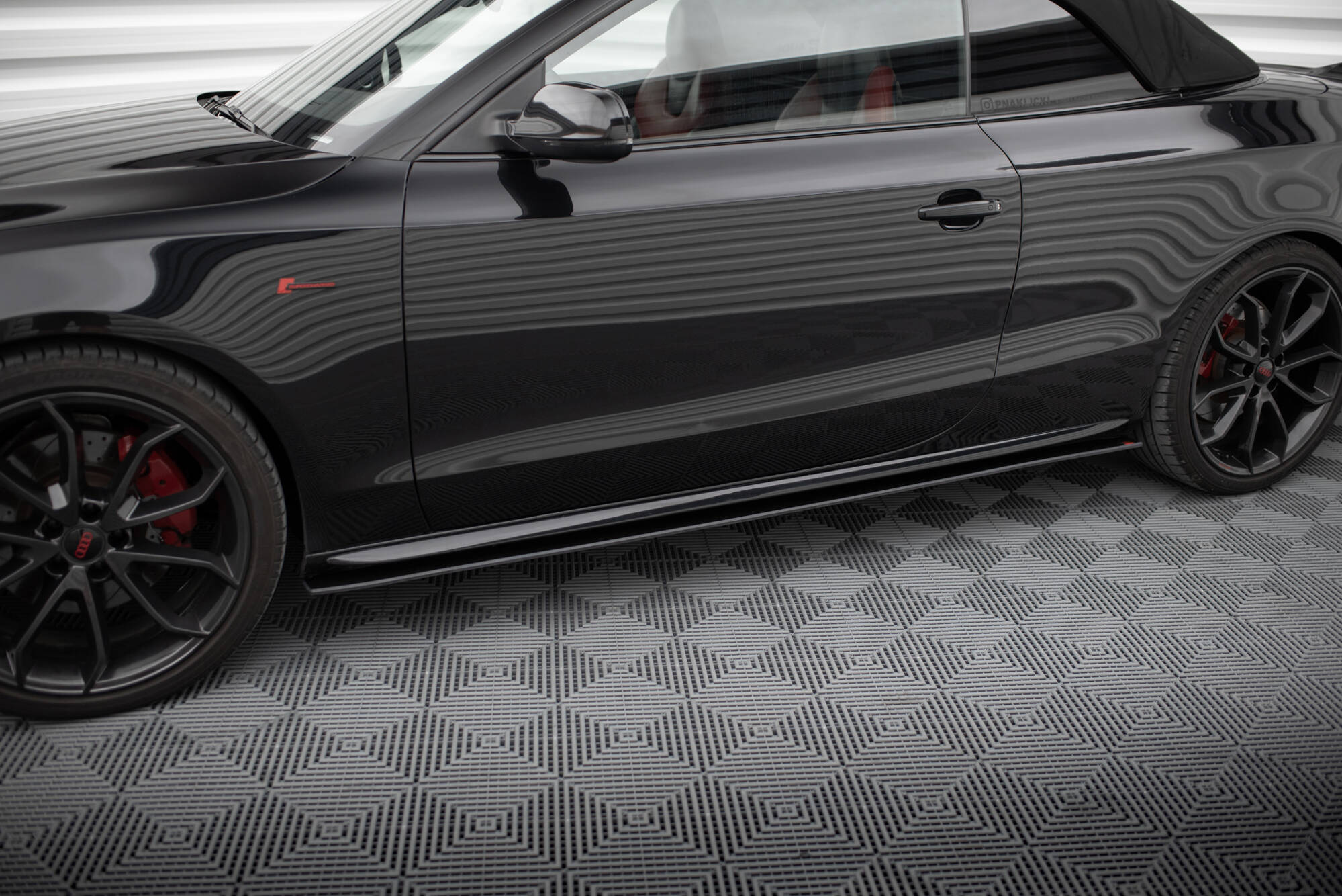 Sideskjørt Audi A5 (8T) / A5 (8T) S-Line / S5 (8T) 2007 - 2016 | Street Pro Black Edition – bilde 2