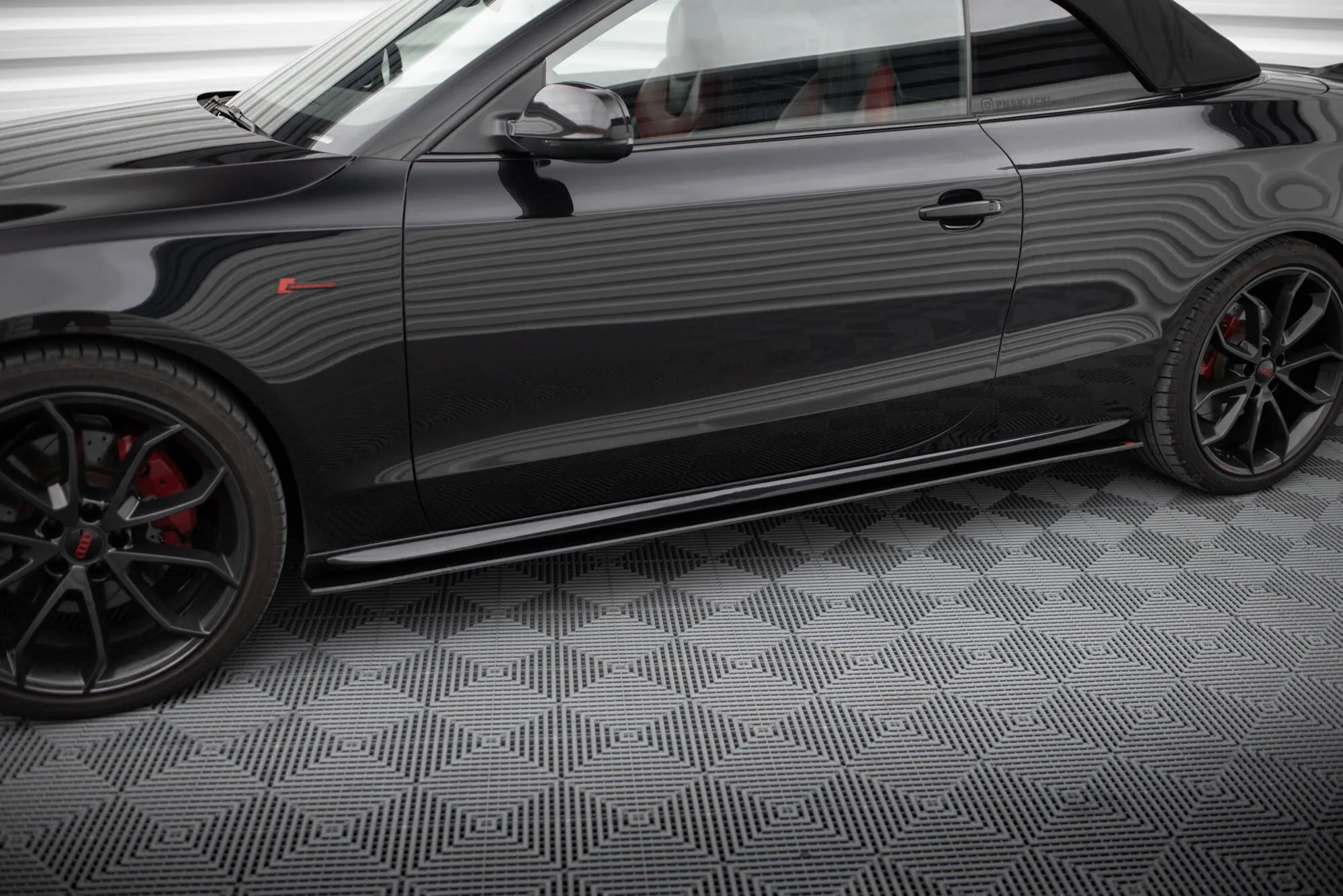 Sideskjørt Audi A5 (8T) / A5 (8T) S-Line / S5 (8T) 2007 - 2016 | Street Pro Black Edition