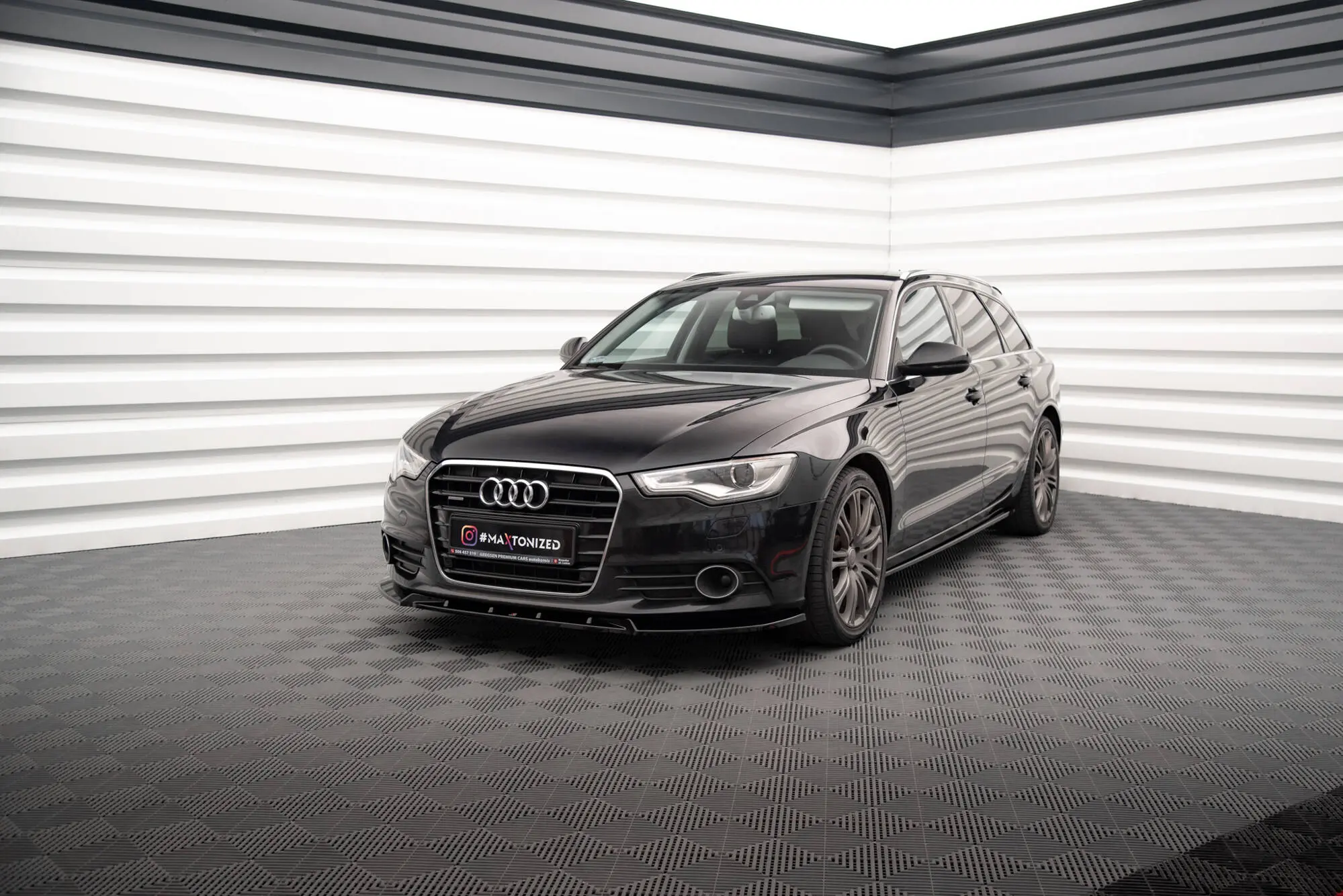 Sideskjørt Audi A6 C7 2011 - 2014 | V.2 Glossy Black Edition – bilde 3