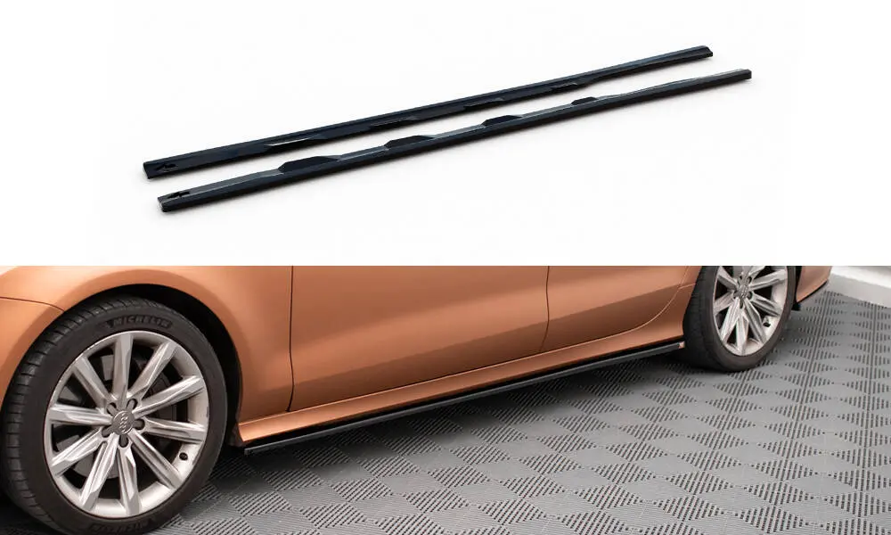 Sideskjørt Audi A7 Sportback 4G 2010 - 2014 | Glossy Black Edition – bilde 2