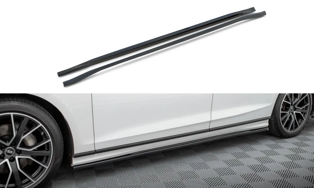 Sideskjørt Audi A8 D5 2017 - 2021 | Glossy Black Edition – bilde 2