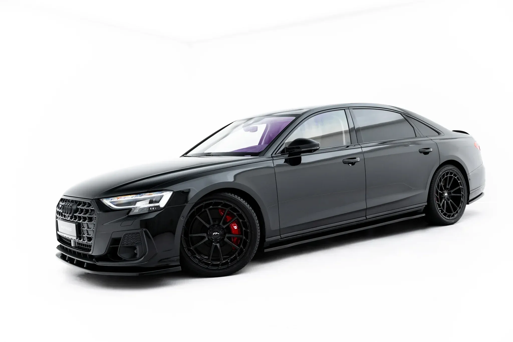 Sideskjørt Audi A8 S-Line Long D5 2017 - 2026 | Glossy Black Edition
