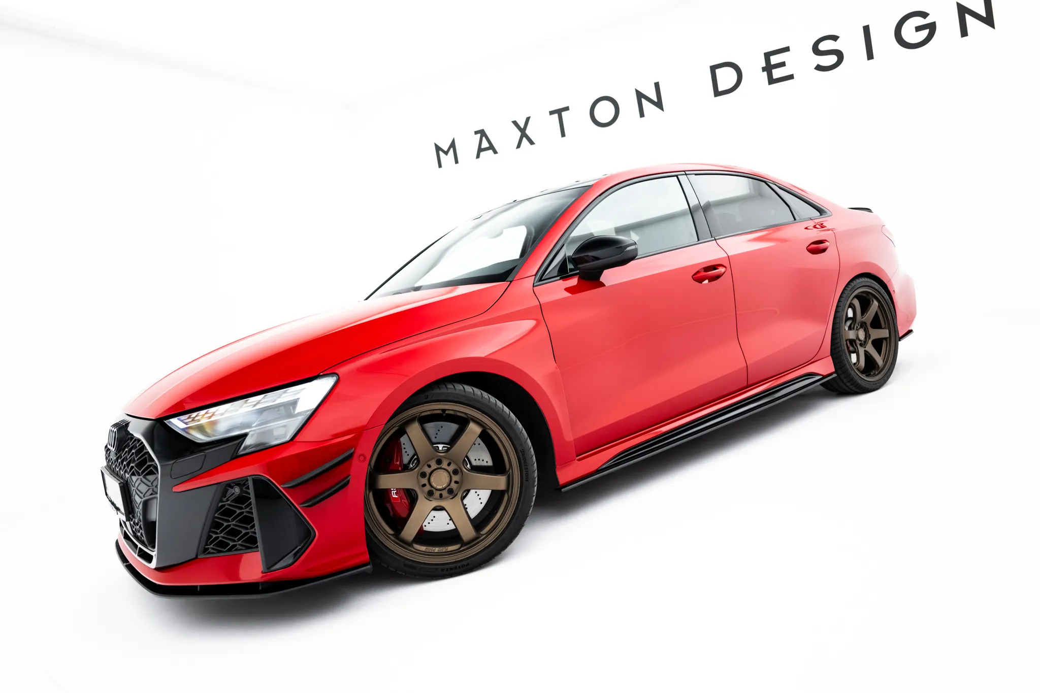 Sideskjørt Audi RS3 Sedan 8Y Facelift 2024 -> | Street Pro Black Edition – bilde 3