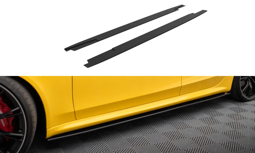Sideskjørt Audi RS4 (B8) 2012-2015 | Street Pro Black Edition – bilde 2