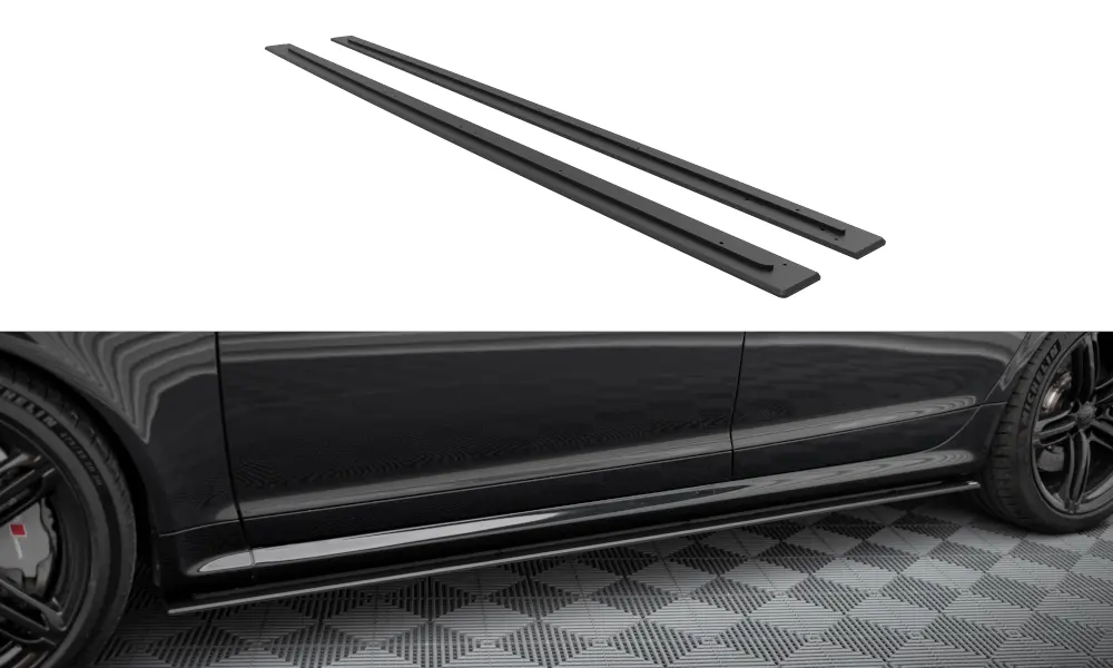 Sideskjørt Audi RS6 (C6) Avant 2007 - 2010 | Street Pro Black Edition – bilde 3