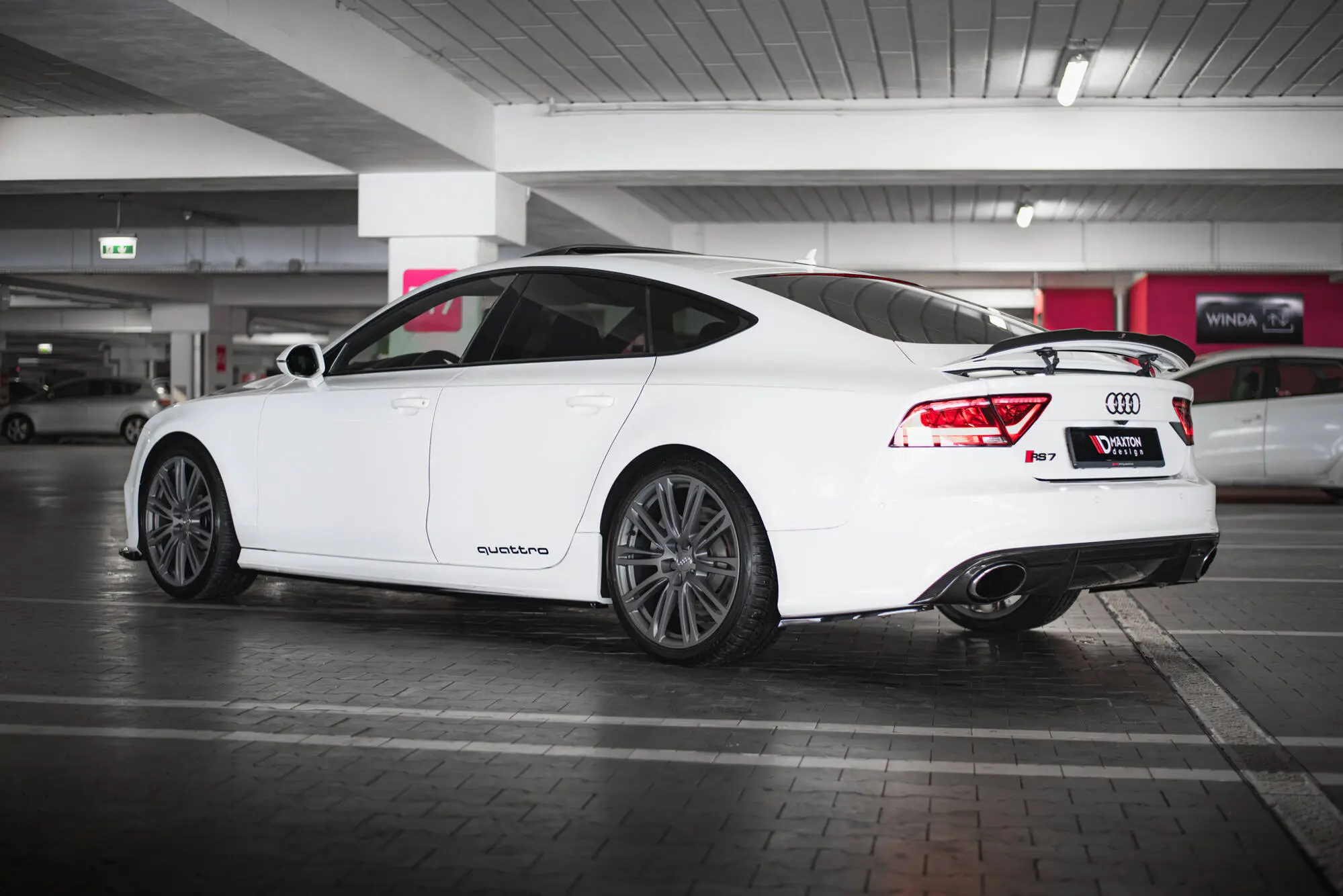 Sideskjørt Audi RS7 (C7) facelift 2014 - 2017 | V.2 Glossy Black Edition – bilde 3
