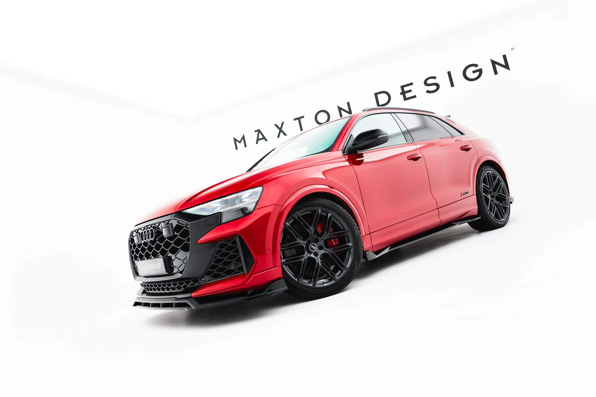 Sideskjørt Audi RSQ8 (Mk1 Facelift) 2023-2026 | Glossy Black Edition