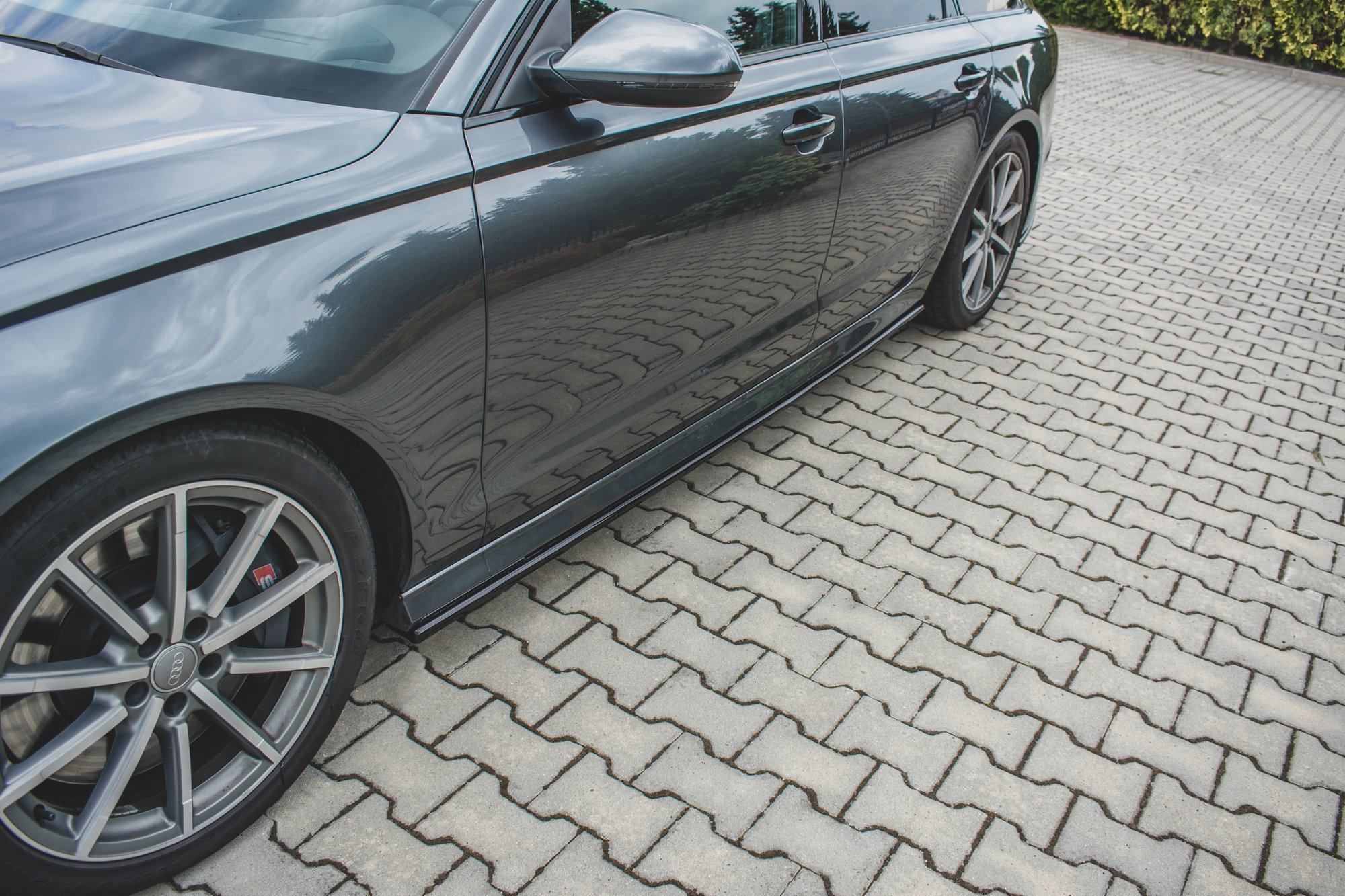SIDESKJØRT AUDI S6 C7 2014-2018 / AUDI A6 C7 S-LINE 2014-2018 – bilde 2