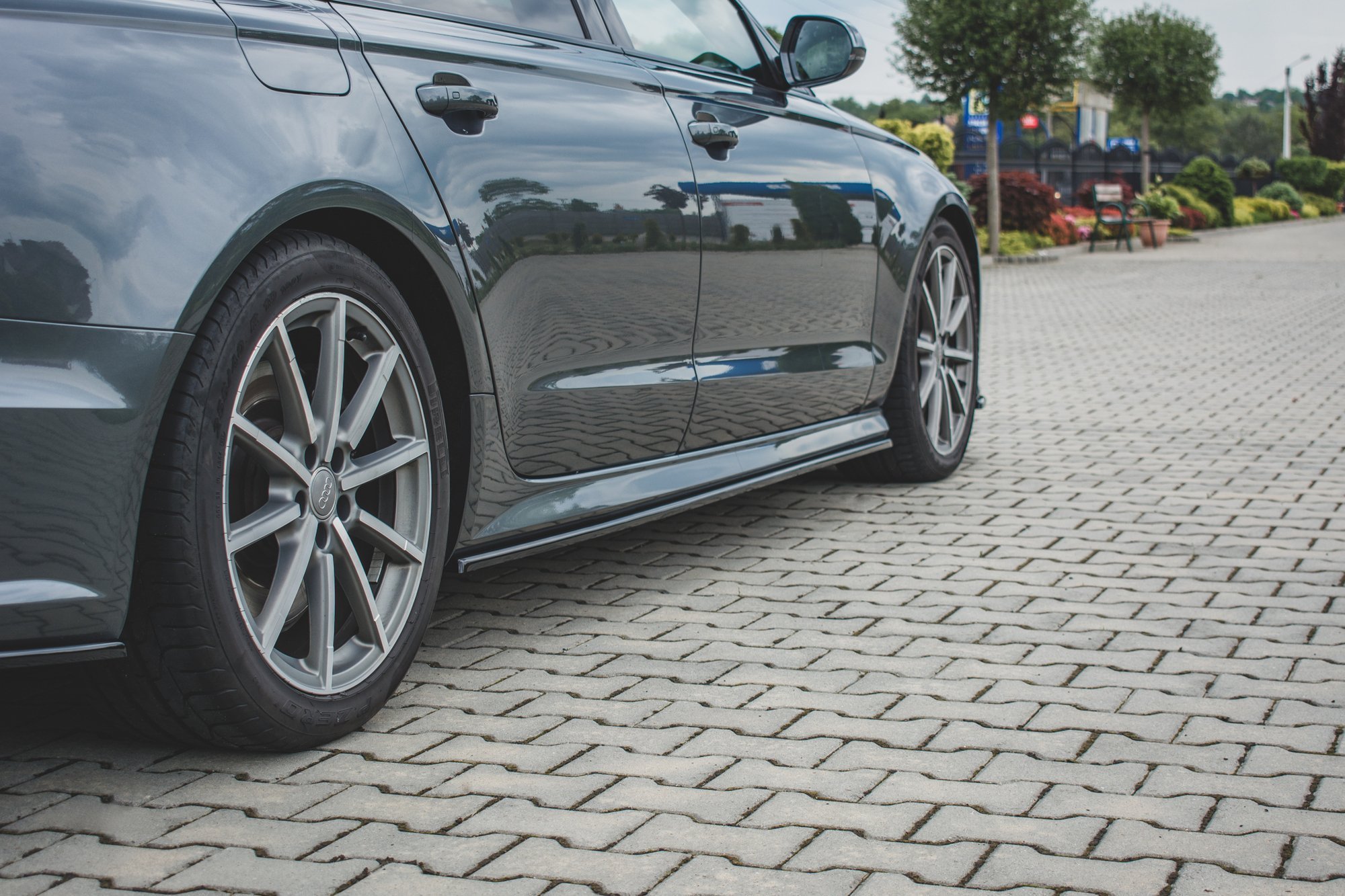 SIDESKJØRT AUDI S6 C7 2014-2018 / AUDI A6 C7 S-LINE 2014-2018 – bilde 3