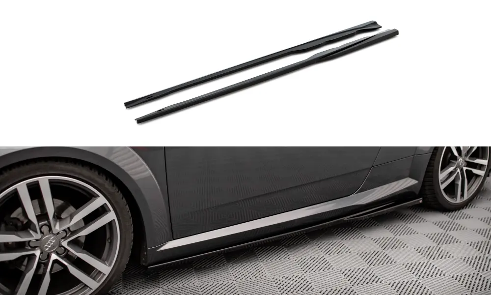 Sideskjørt Audi TT (8S) S-Line 2014 - 2018 | Glossy Black Edition – bilde 3