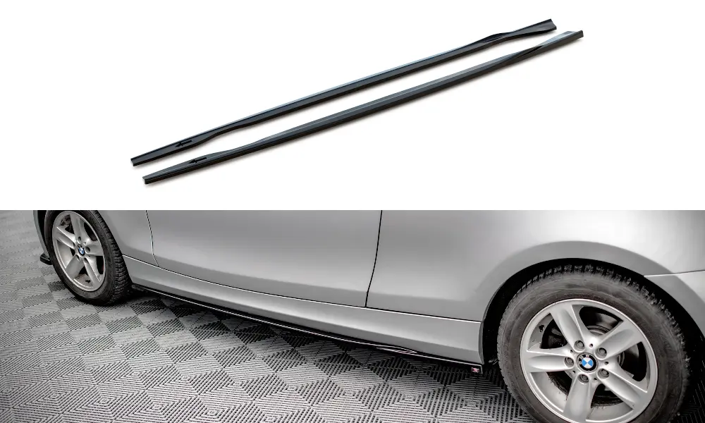 Sideskjørt BMW 1 (E81) facelift 2007 - 2011 | V.2 Glossy Black Edition – bilde 2