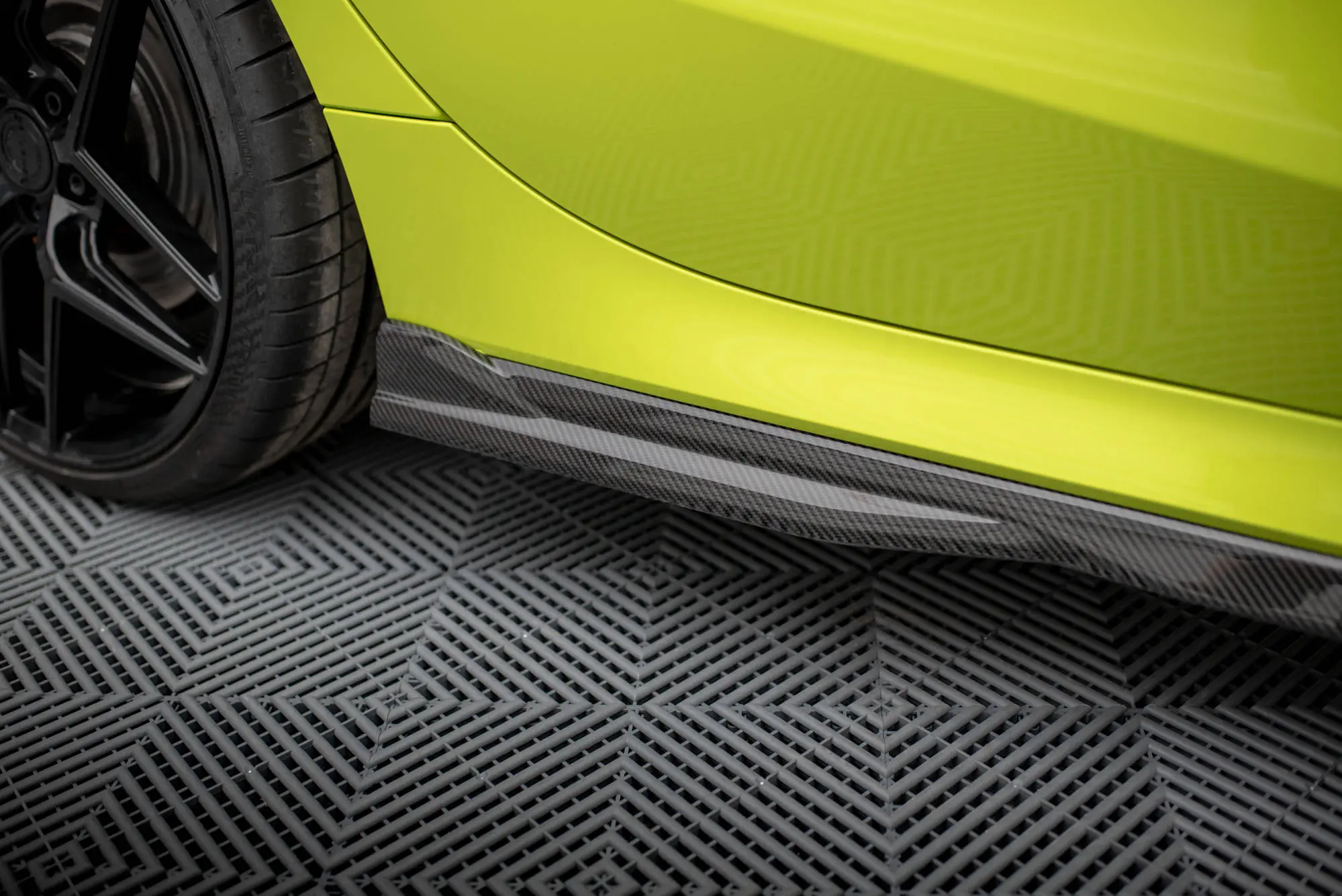 Sideskjørt BMW 1 (F40) M-Pack / BMW 1 (F40) M135i 2019 - 2024 | Real Carbon Fiber – bilde 2