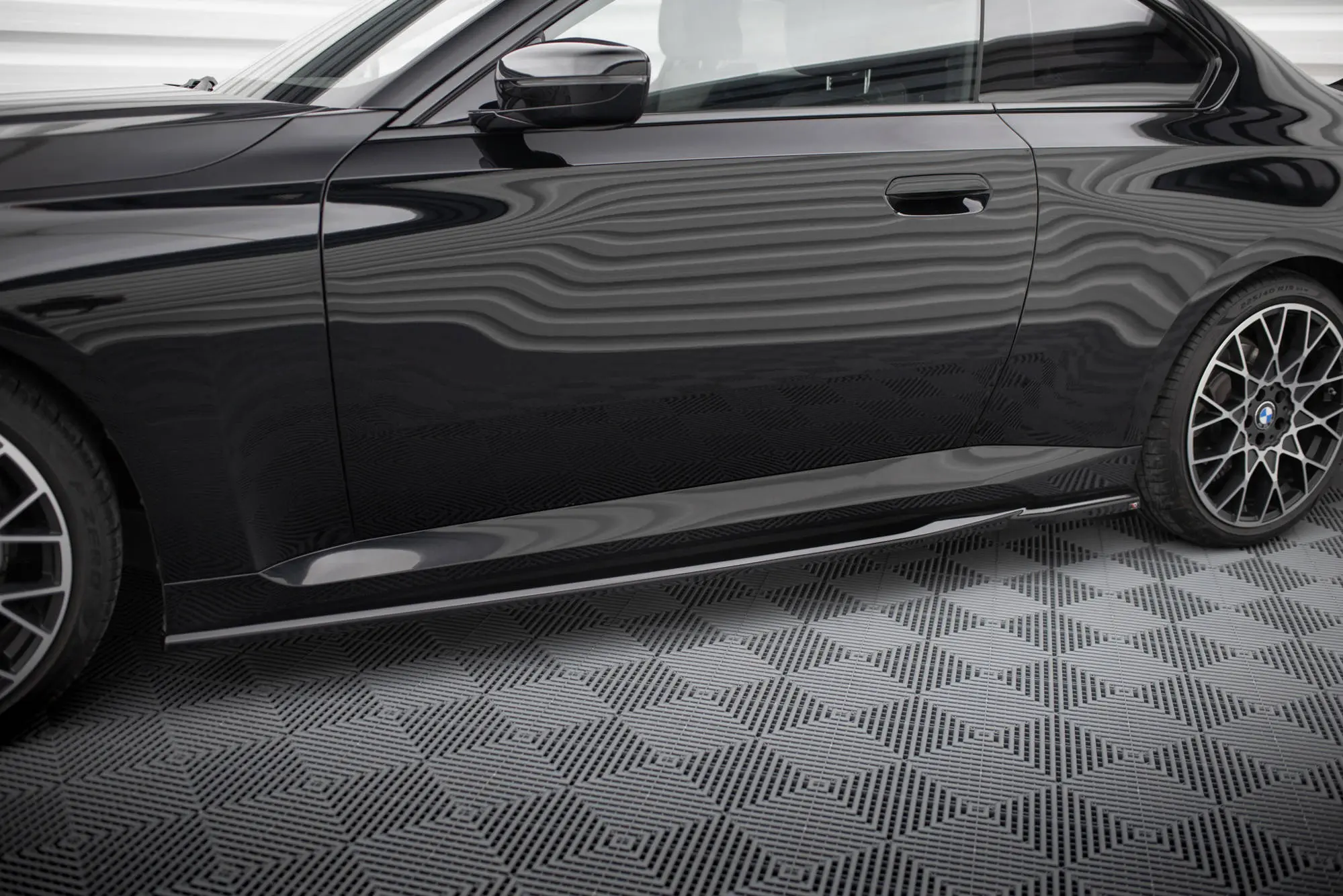 Sideskjørt BMW 2 Coupe (G42) 2021 - > | V.1 Glossy Black Edition
