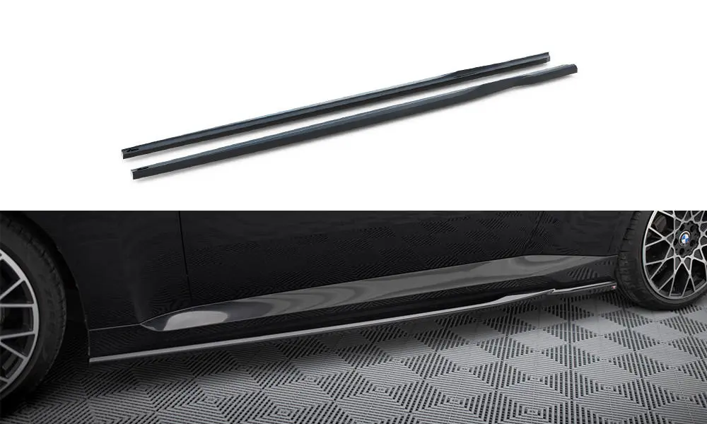Sideskjørt BMW 2 Coupe (G42) 2021 - > | V.1 Glossy Black Edition – bilde 3