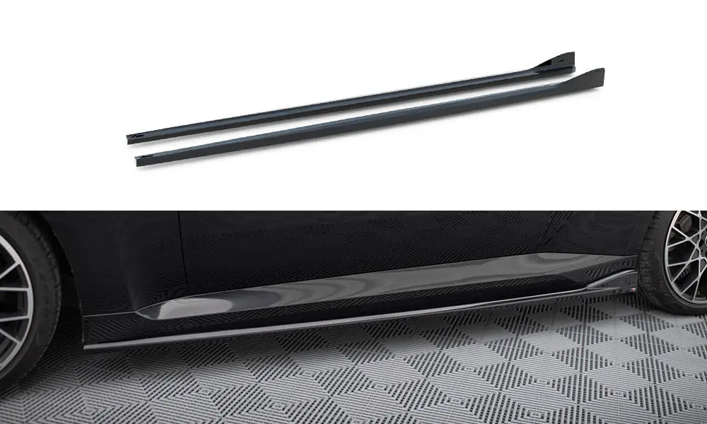 Sideskjørt BMW 2 Coupe (G42) 2021 - > | V.2 Glossy Black Edition – bilde 3